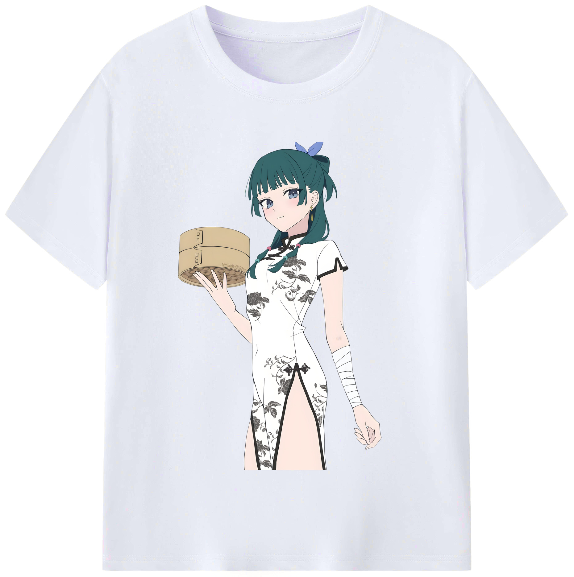 （画像用） 薬屋のひとりごと The Apothecary Diaries レディースカジュアルプリントTシャツ（綿100％）