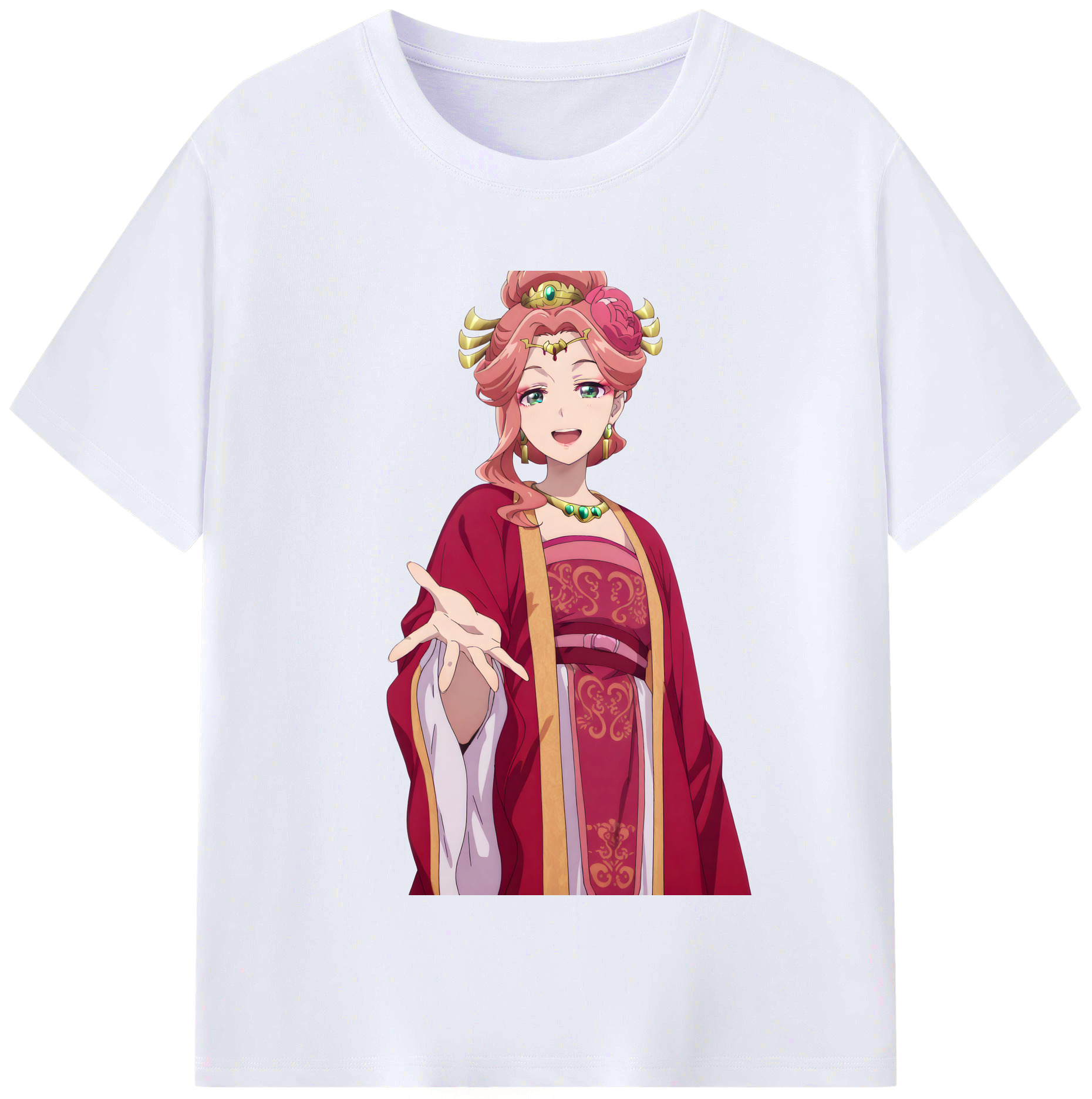 （画像用） 薬屋のひとりごと The Apothecary Diaries レディースカジュアルプリントTシャツ（綿100％）