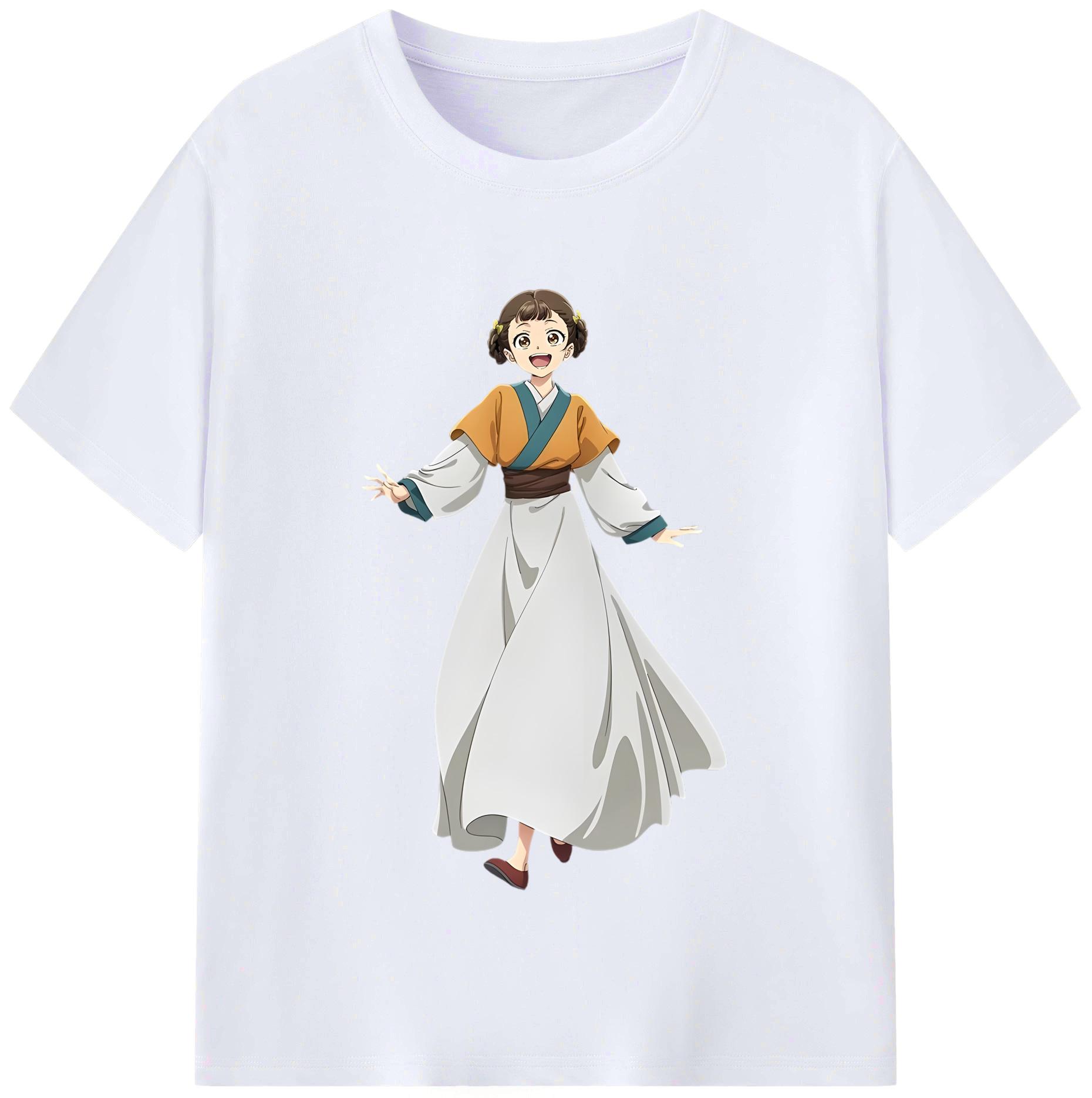 （画像用） 薬屋のひとりごと The Apothecary Diaries レディースカジュアルプリントTシャツ（綿100％）