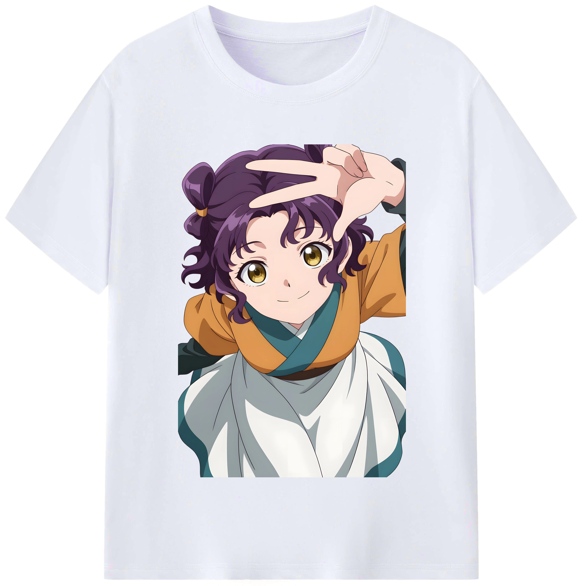 （画像用） 薬屋のひとりごと The Apothecary Diaries レディースカジュアルプリントTシャツ（綿100％）