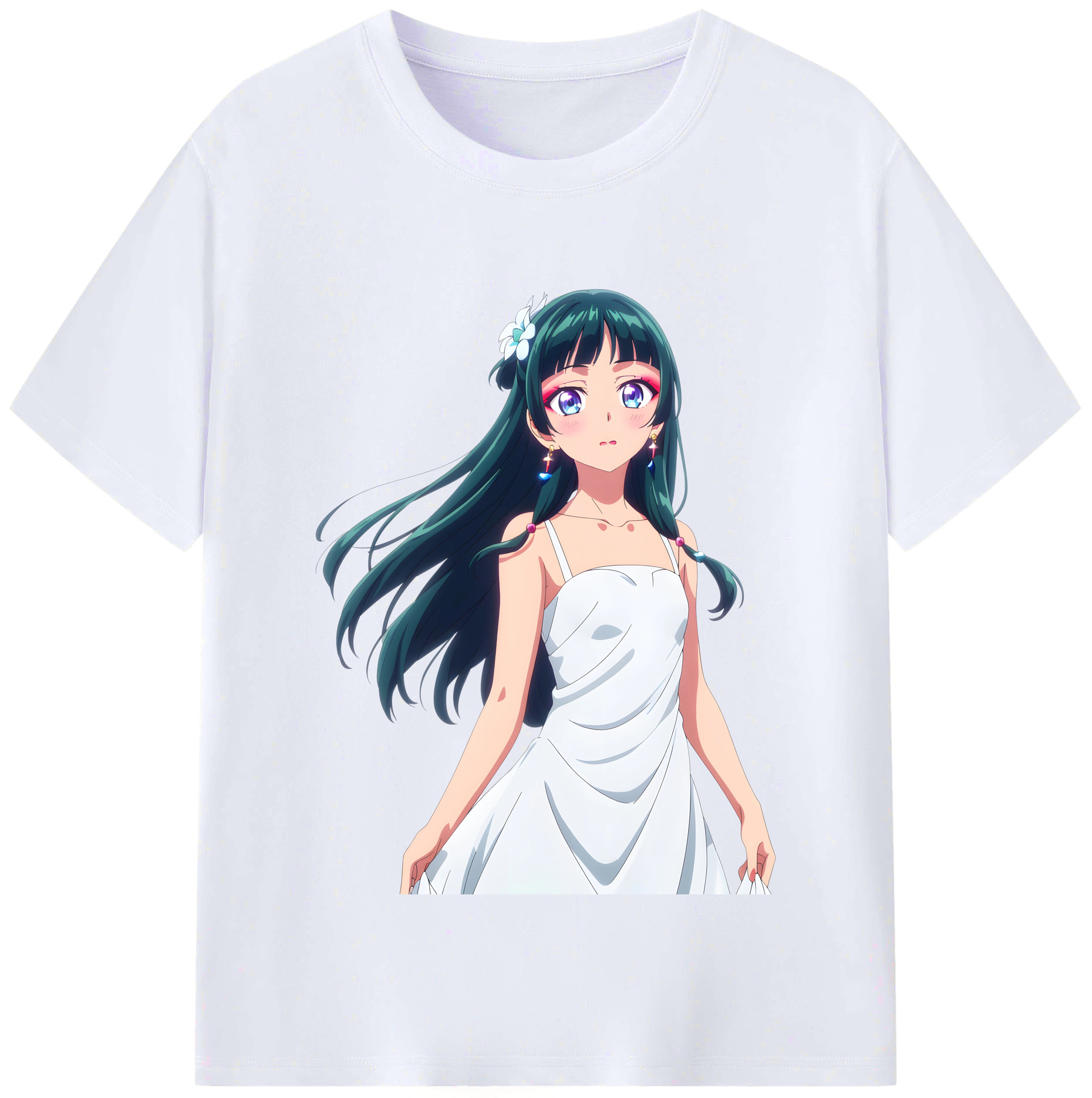 （画像用） 薬屋のひとりごと The Apothecary Diaries レディースカジュアルプリントTシャツ（綿100％）