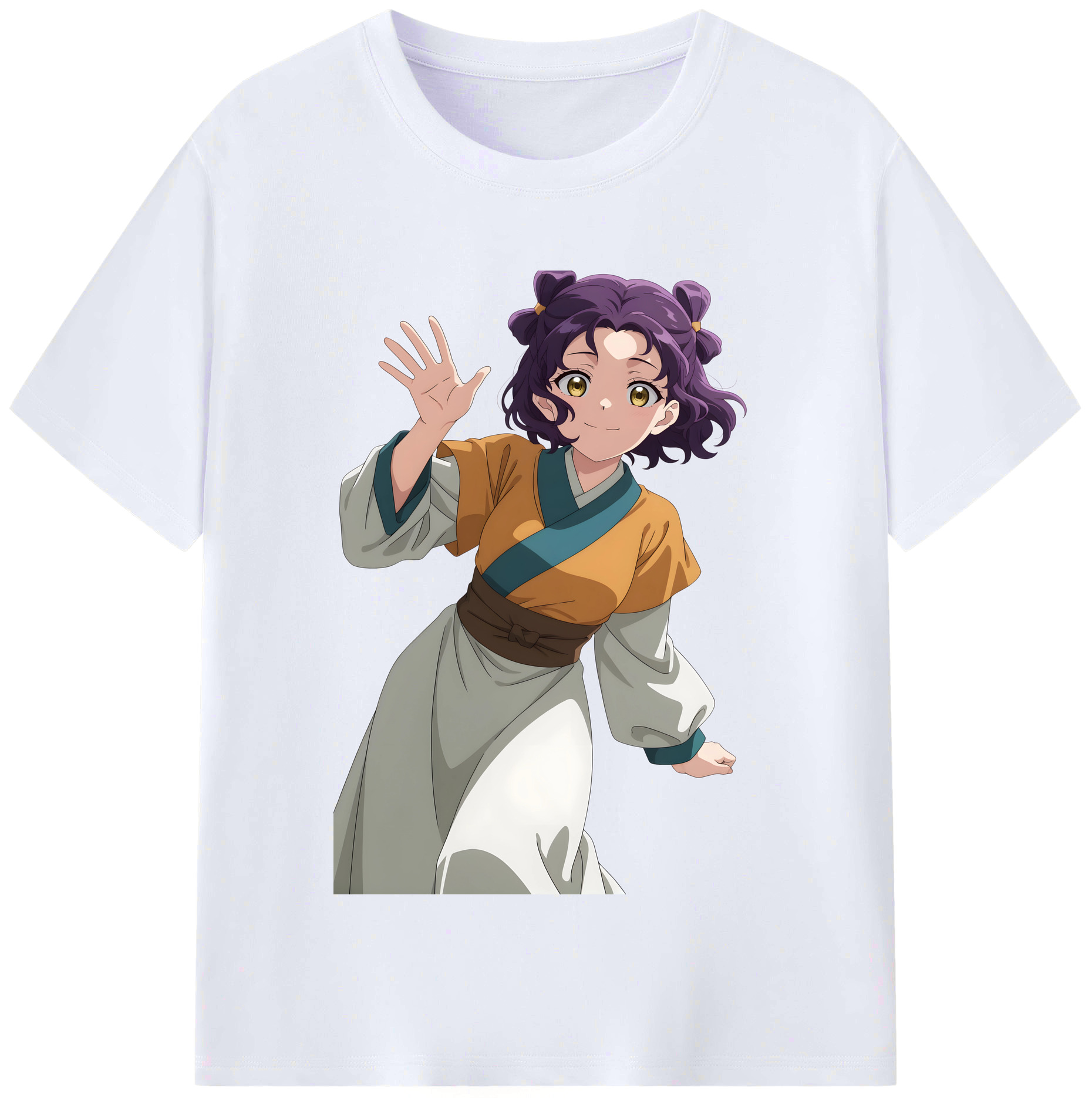 （画像用） 薬屋のひとりごと The Apothecary Diaries レディースカジュアルプリントTシャツ（綿100％）