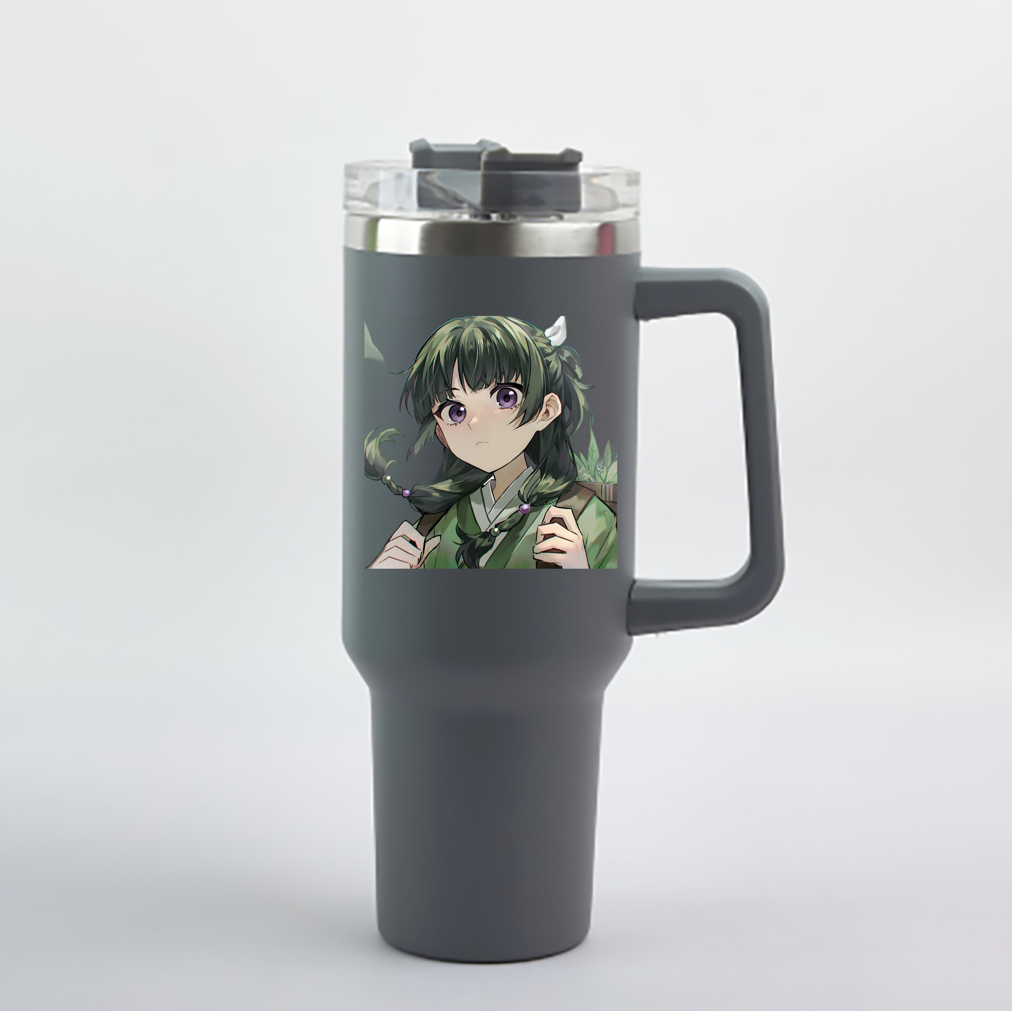 （画像用） 薬屋のひとりごと The Apothecary Diaries 1200mL車用タンブラー - クリスタルステッカー（プラスチックストロー付き）