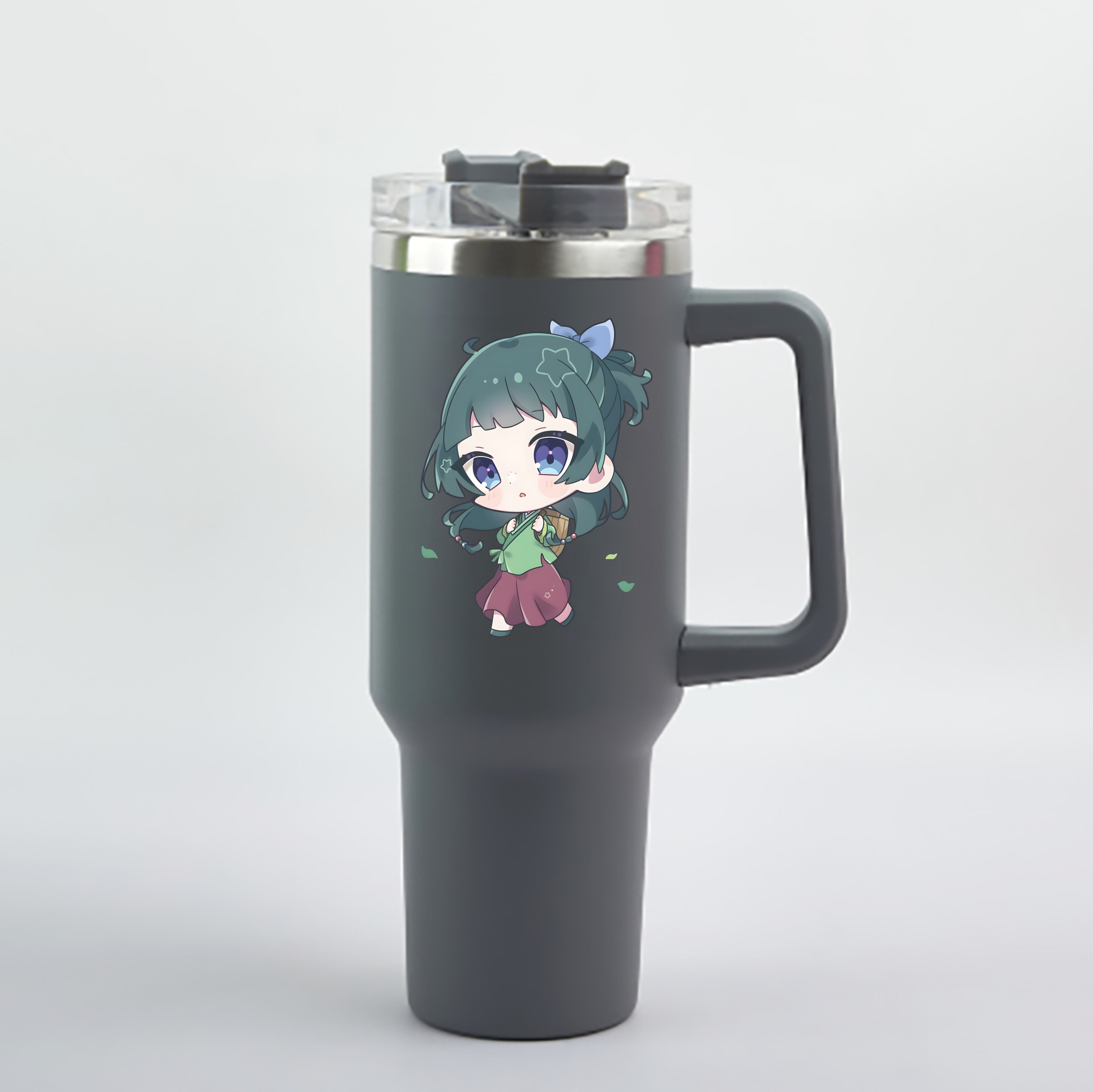 （画像用） 薬屋のひとりごと The Apothecary Diaries 1200mL車用タンブラー - クリスタルステッカー（プラスチックストロー付き）