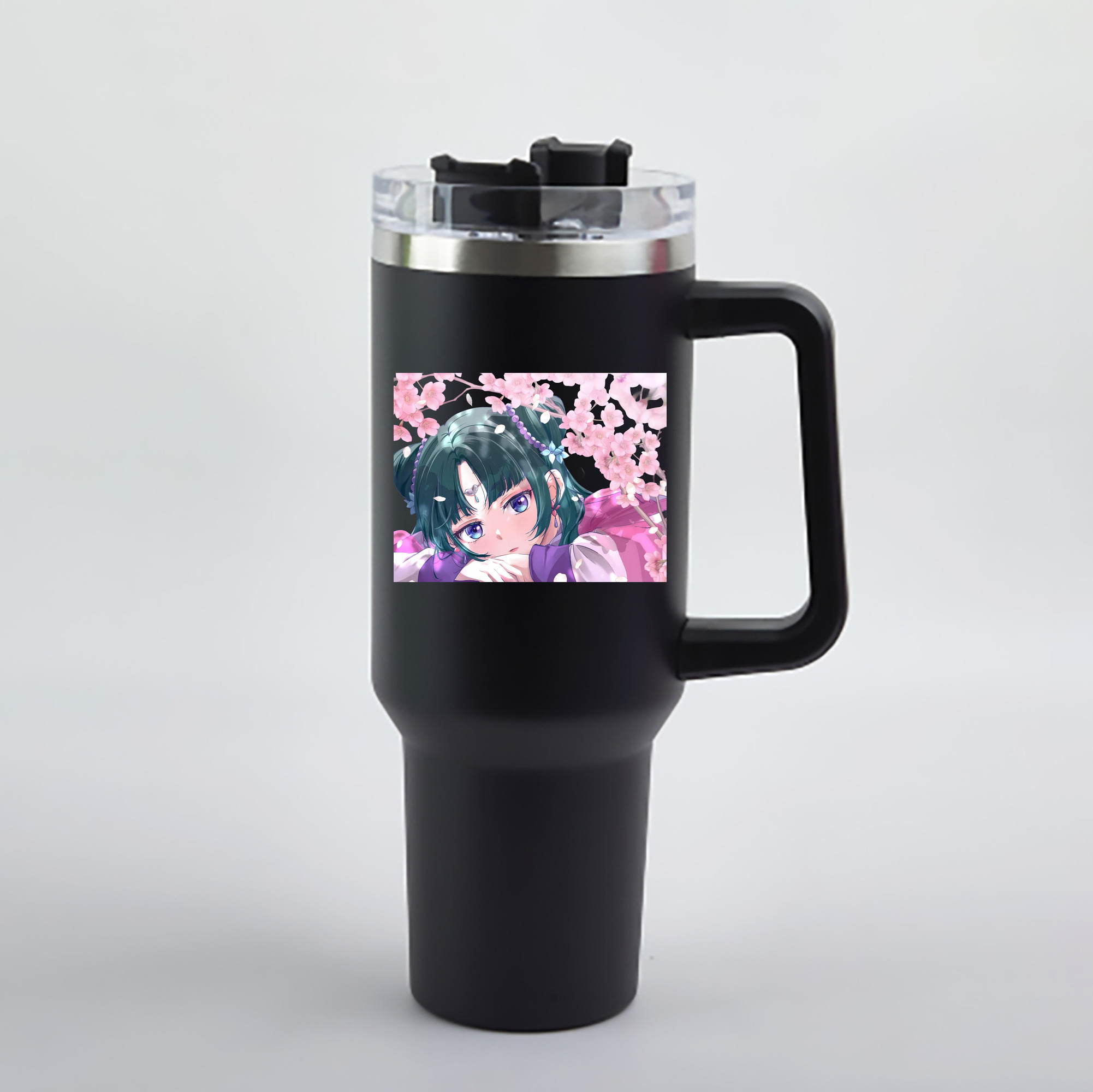 （画像用） 薬屋のひとりごと The Apothecary Diaries 1200mL車用タンブラー - クリスタルステッカー（プラスチックストロー付き）