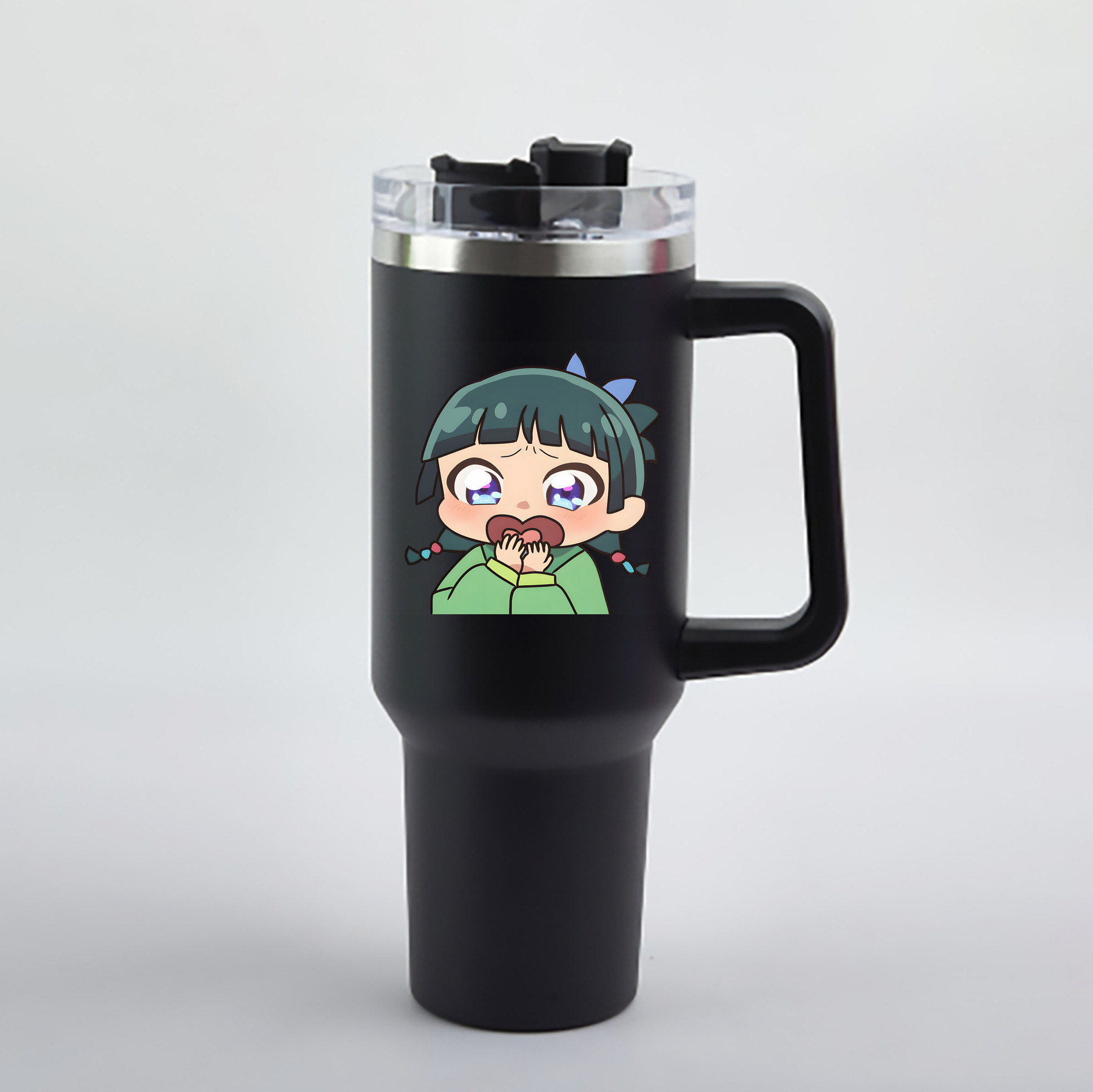 （画像用） 薬屋のひとりごと The Apothecary Diaries 1200mL車用タンブラー - クリスタルステッカー（プラスチックストロー付き）