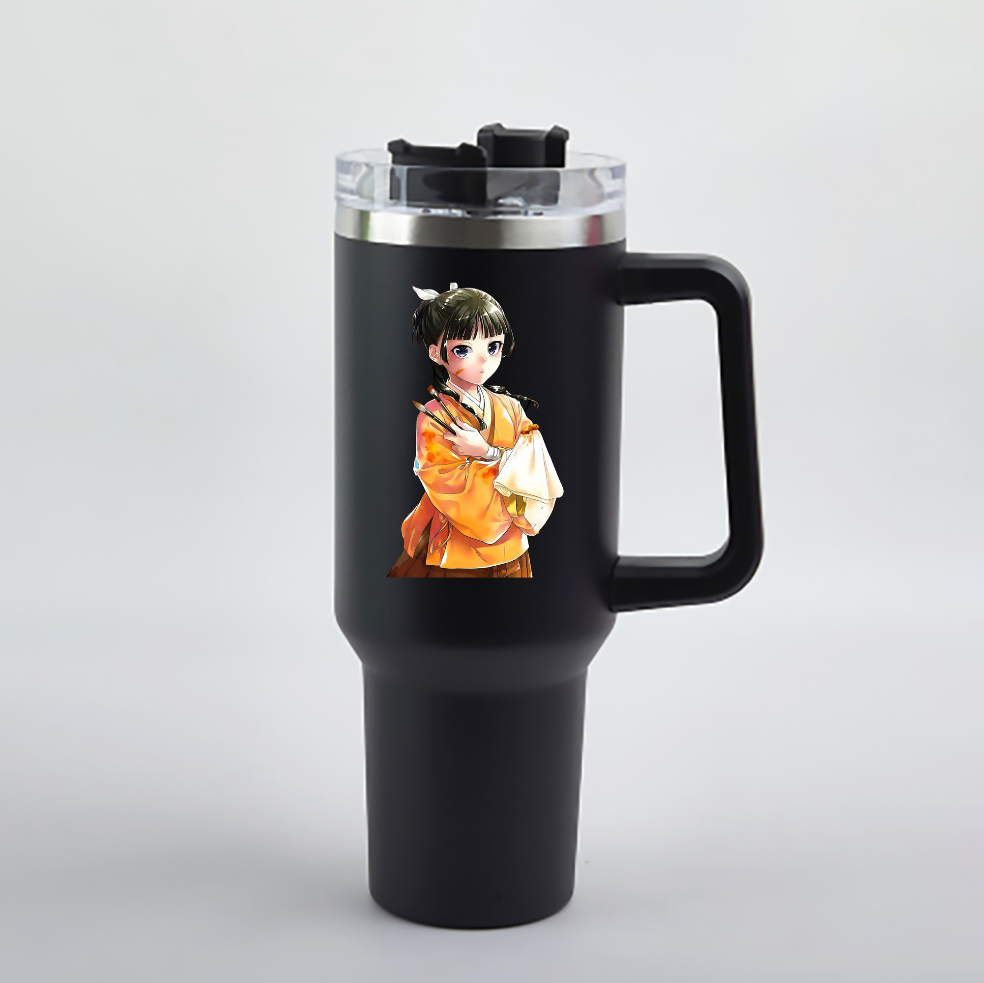 （画像用） 薬屋のひとりごと The Apothecary Diaries 1200mL車用タンブラー - クリスタルステッカー（プラスチックストロー付き）