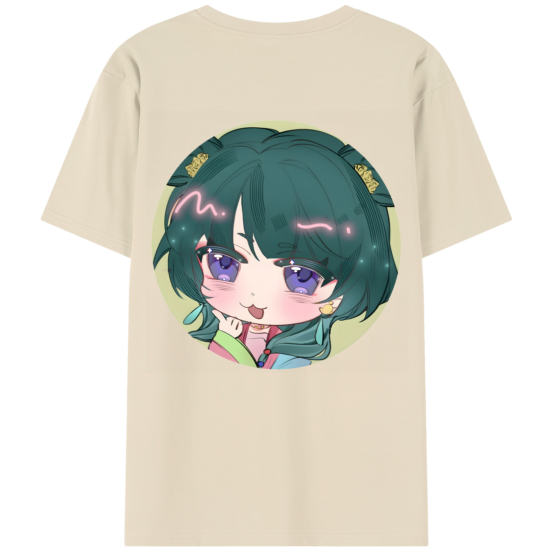 （画像用） 薬屋のひとりごと The Apothecary Diaries 綿100％半袖Tシャツ（背面プリント）