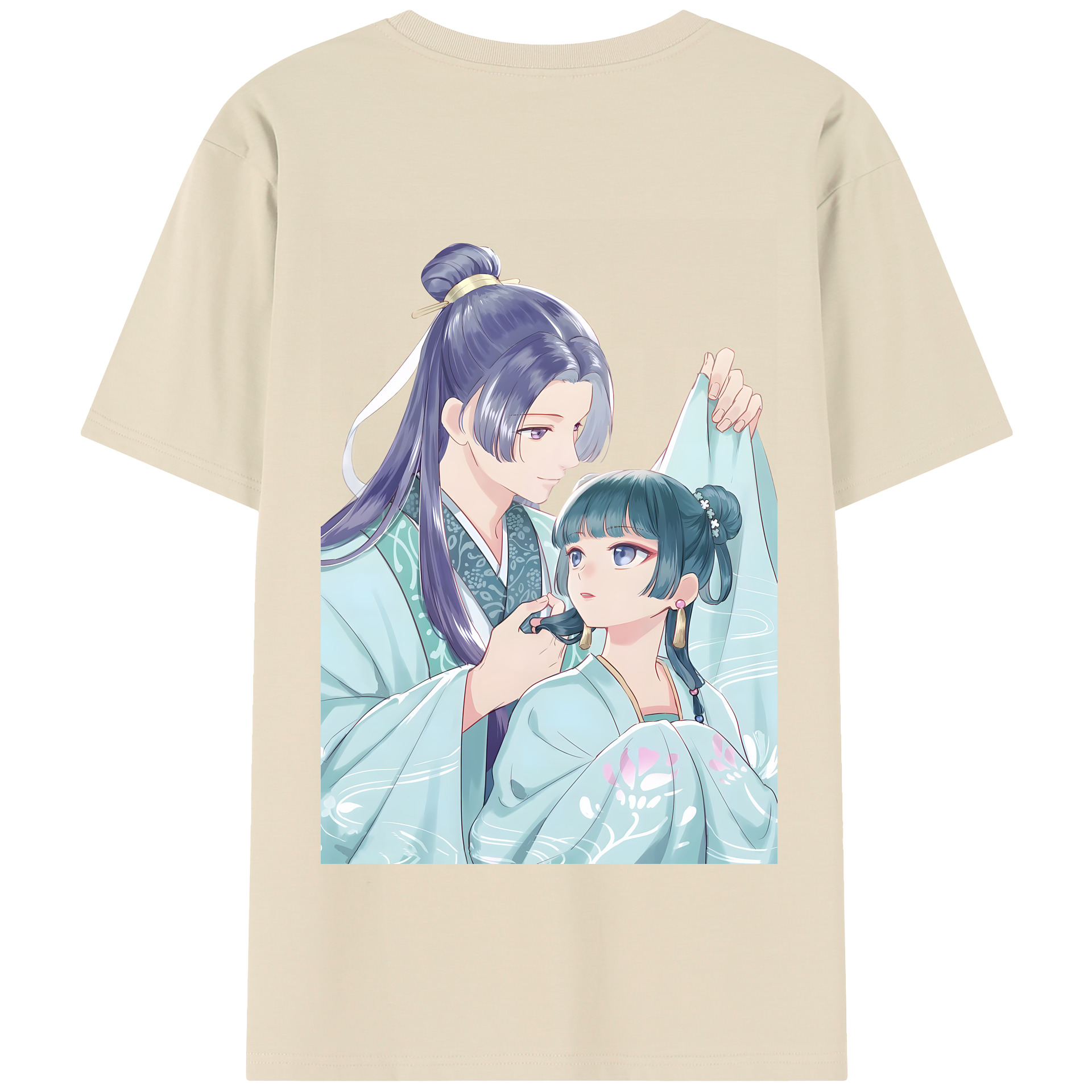 （画像用） 薬屋のひとりごと The Apothecary Diaries 綿100％半袖Tシャツ（背面プリント）
