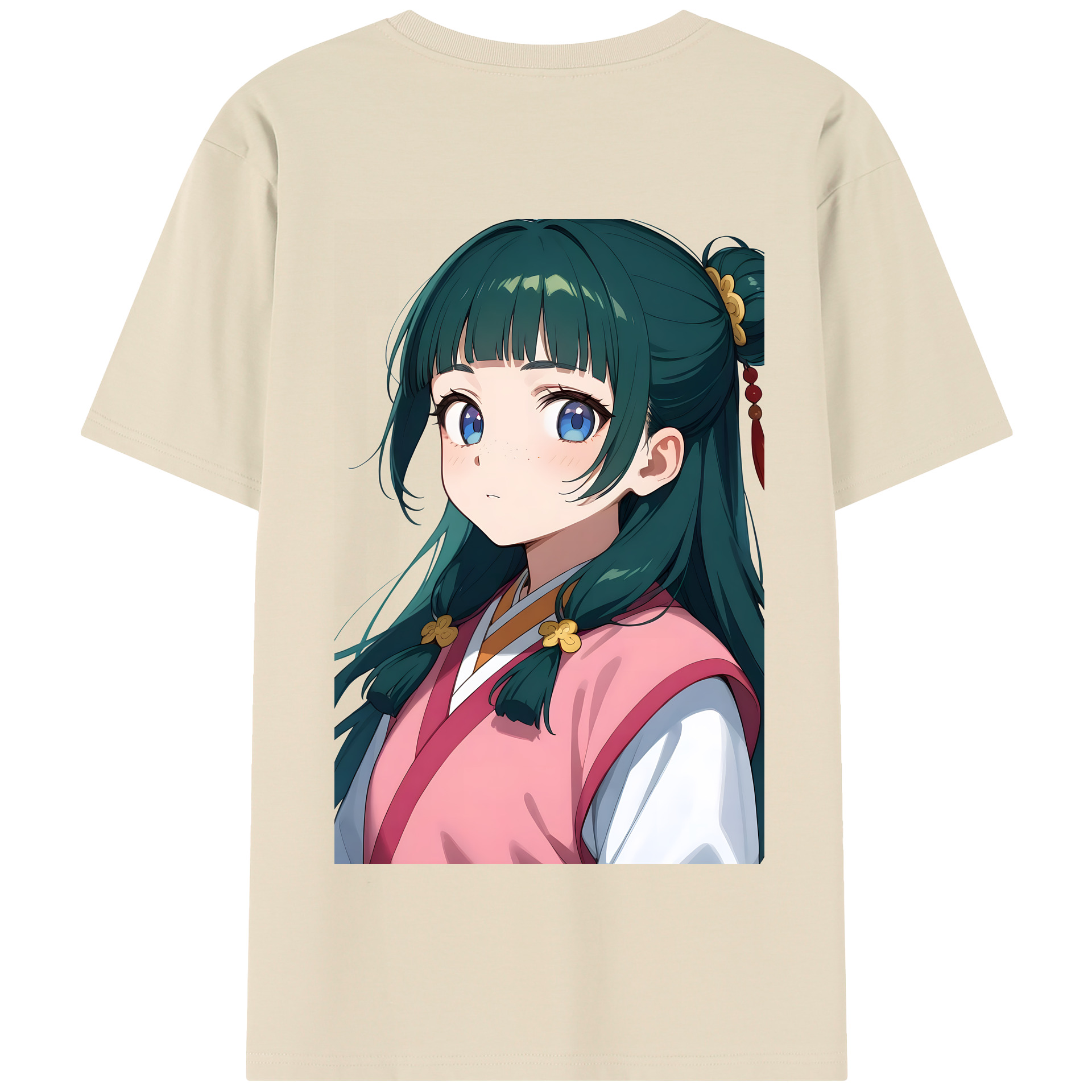 （画像用） 薬屋のひとりごと The Apothecary Diaries 綿100％半袖Tシャツ（背面プリント）