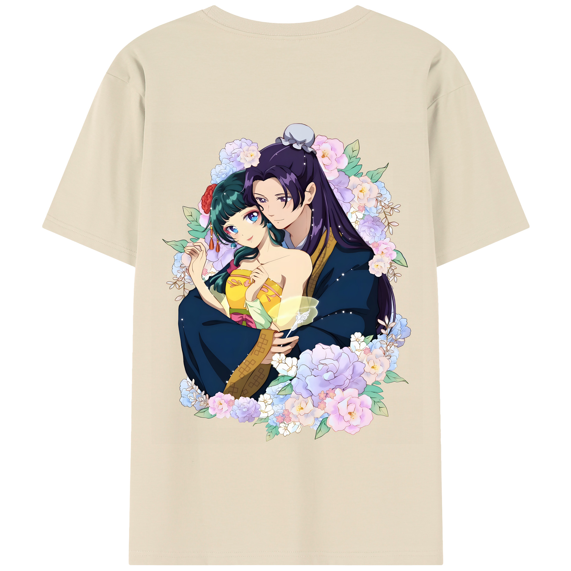 （画像用） 薬屋のひとりごと The Apothecary Diaries 綿100％半袖Tシャツ（背面プリント）