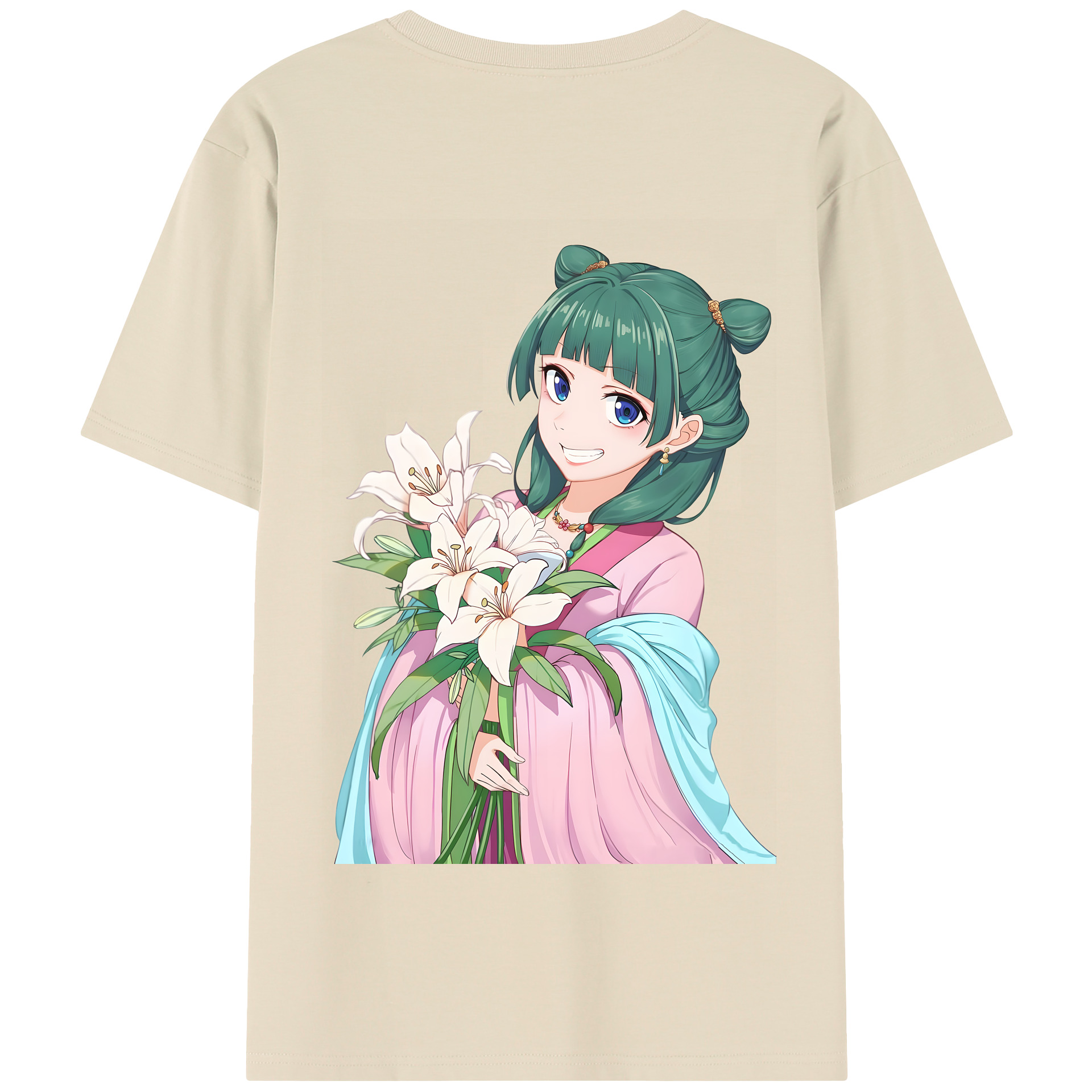 （画像用） 薬屋のひとりごと The Apothecary Diaries 綿100％半袖Tシャツ（背面プリント）
