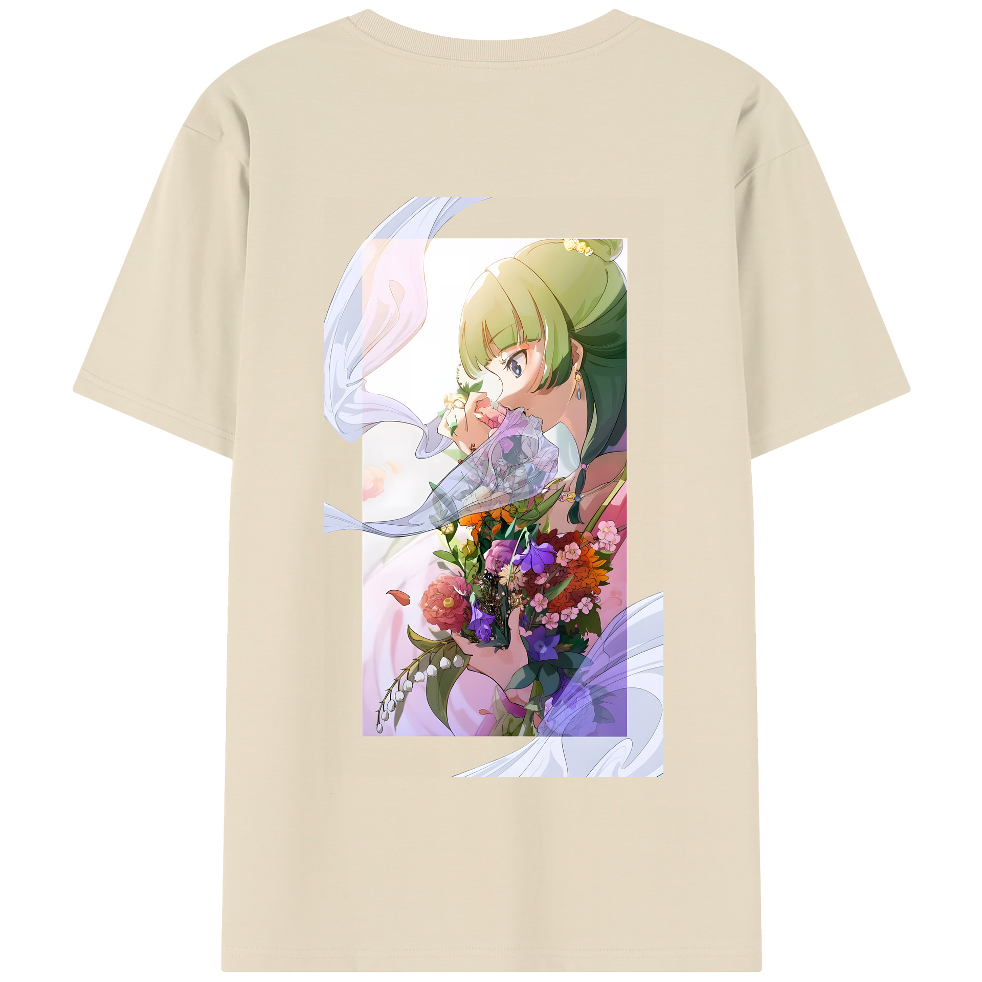 （画像用） 薬屋のひとりごと The Apothecary Diaries 綿100％半袖Tシャツ（背面プリント）