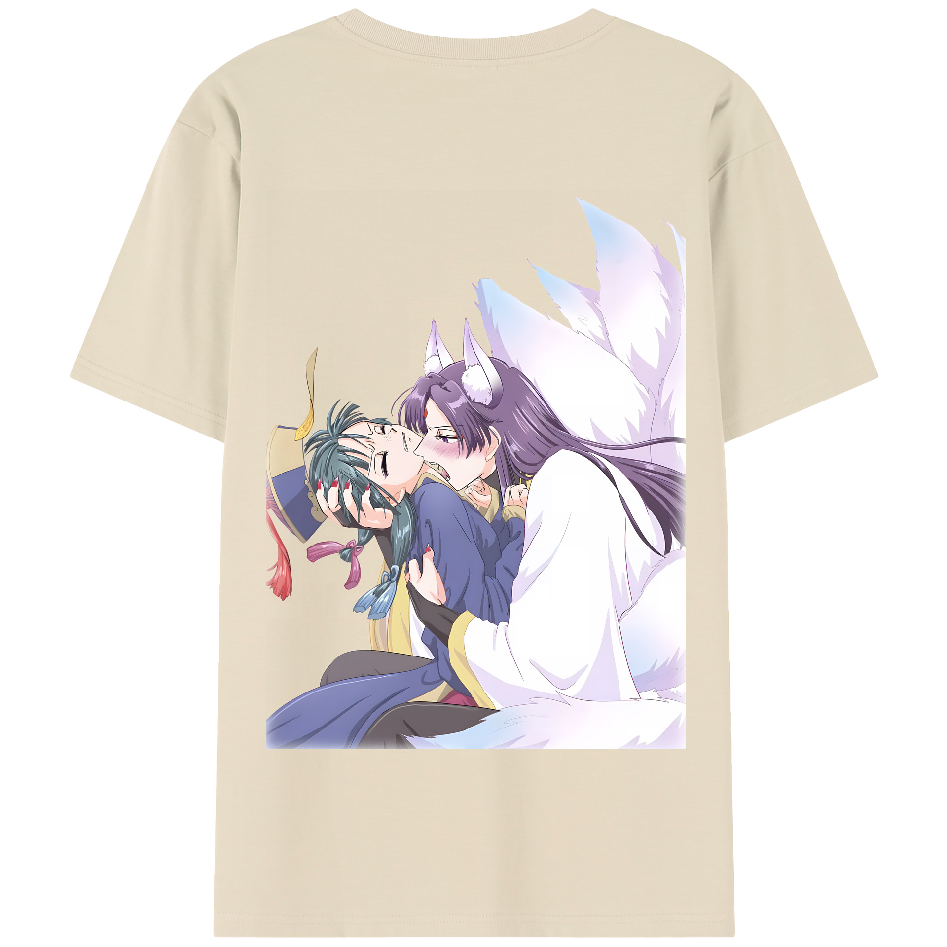 （画像用） 薬屋のひとりごと The Apothecary Diaries 綿100％半袖Tシャツ（背面プリント）