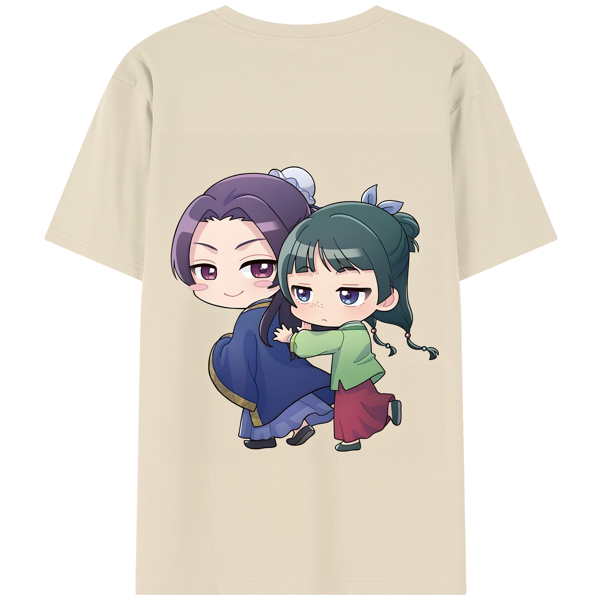 （画像用） 薬屋のひとりごと The Apothecary Diaries 綿100％半袖Tシャツ（背面プリント）