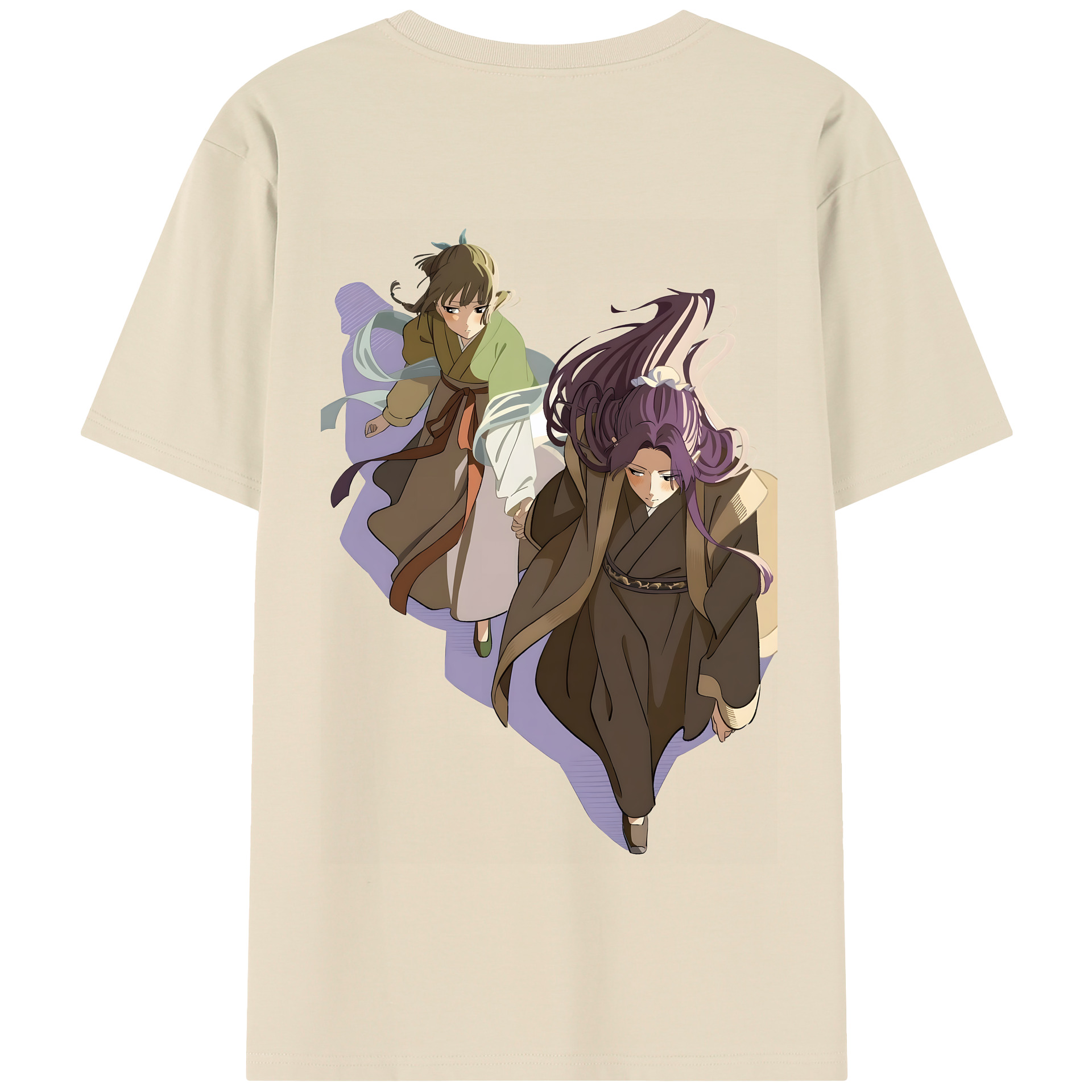 （画像用） 薬屋のひとりごと The Apothecary Diaries 綿100％半袖Tシャツ（背面プリント）