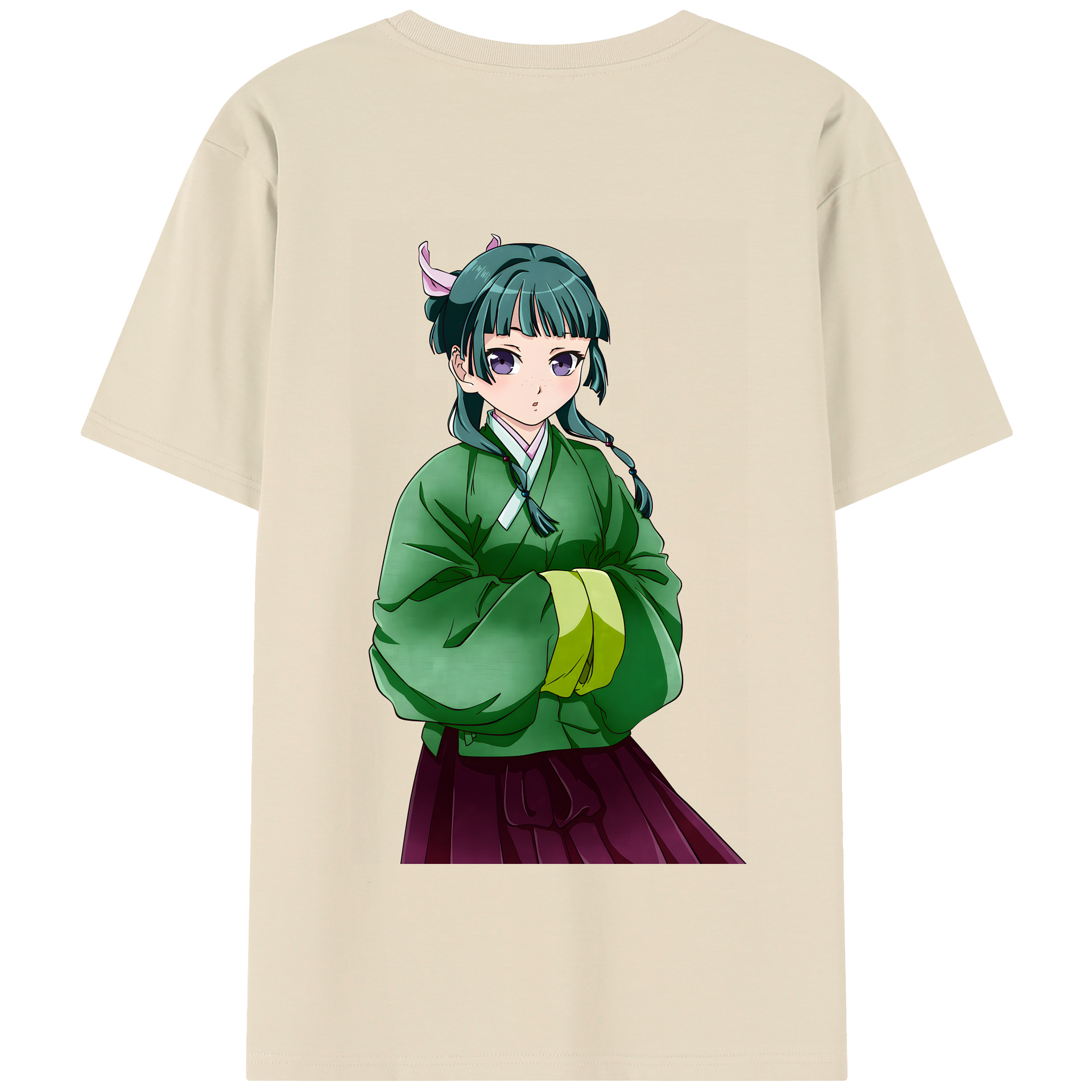 （画像用） 薬屋のひとりごと The Apothecary Diaries 綿100％半袖Tシャツ（背面プリント）