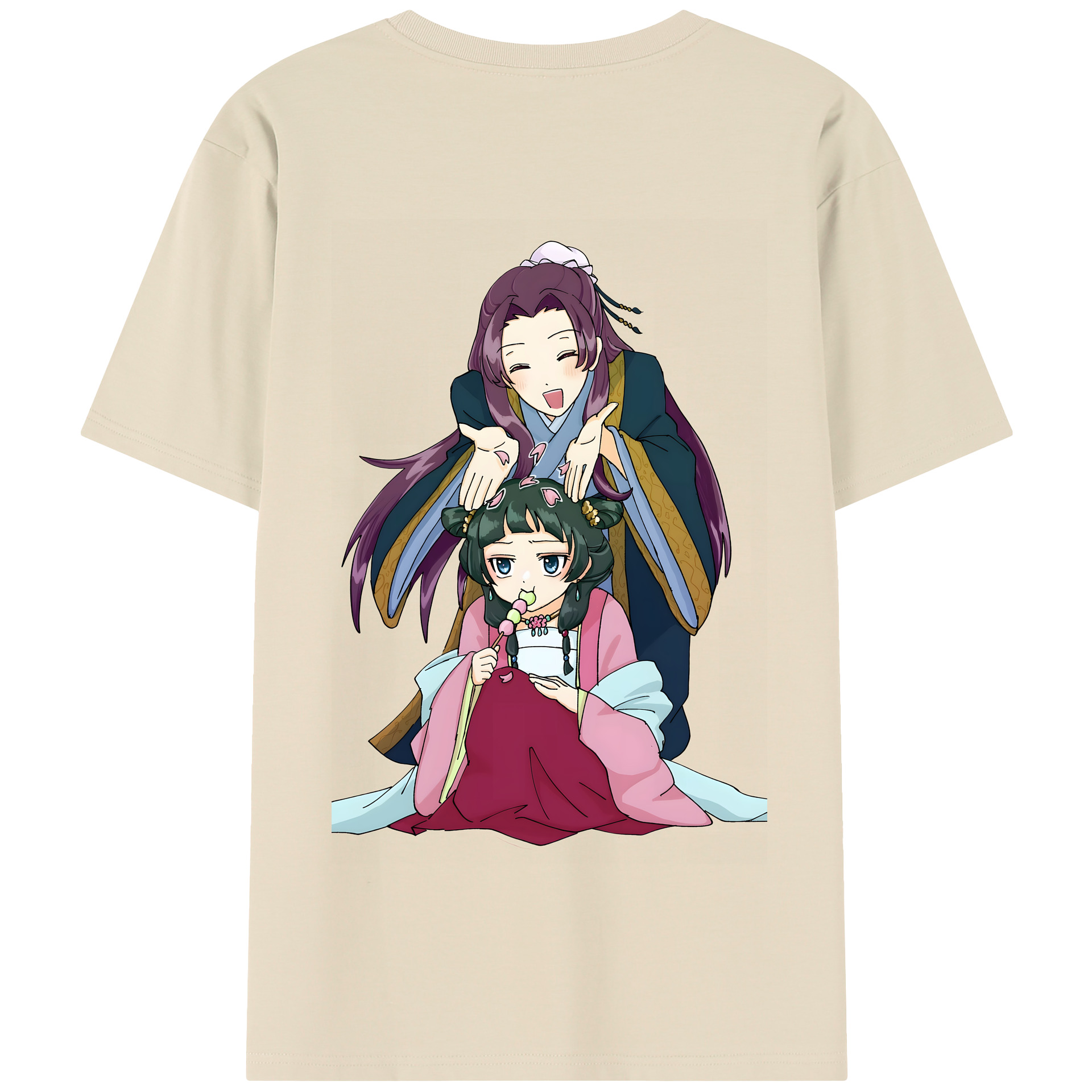 （画像用） 薬屋のひとりごと The Apothecary Diaries 綿100％半袖Tシャツ（背面プリント）