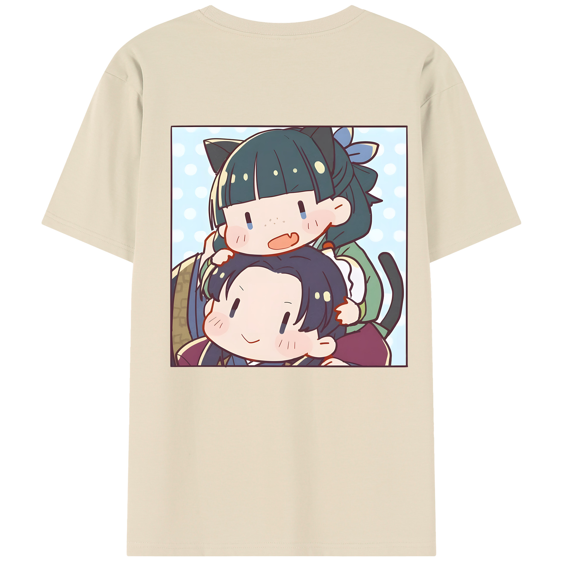 （画像用） 薬屋のひとりごと The Apothecary Diaries 綿100％半袖Tシャツ（背面プリント）