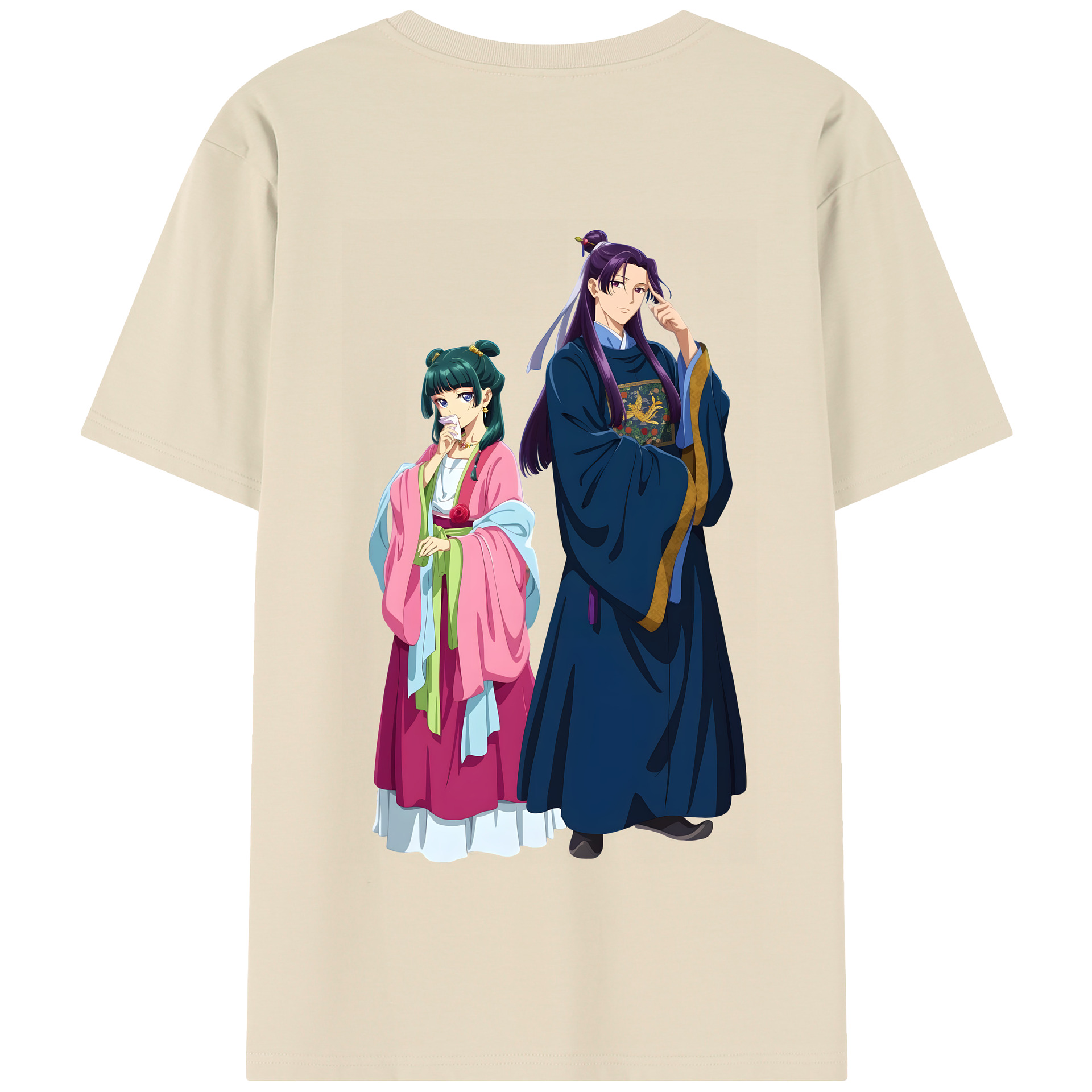 （画像用） 薬屋のひとりごと The Apothecary Diaries 綿100％半袖Tシャツ（背面プリント）