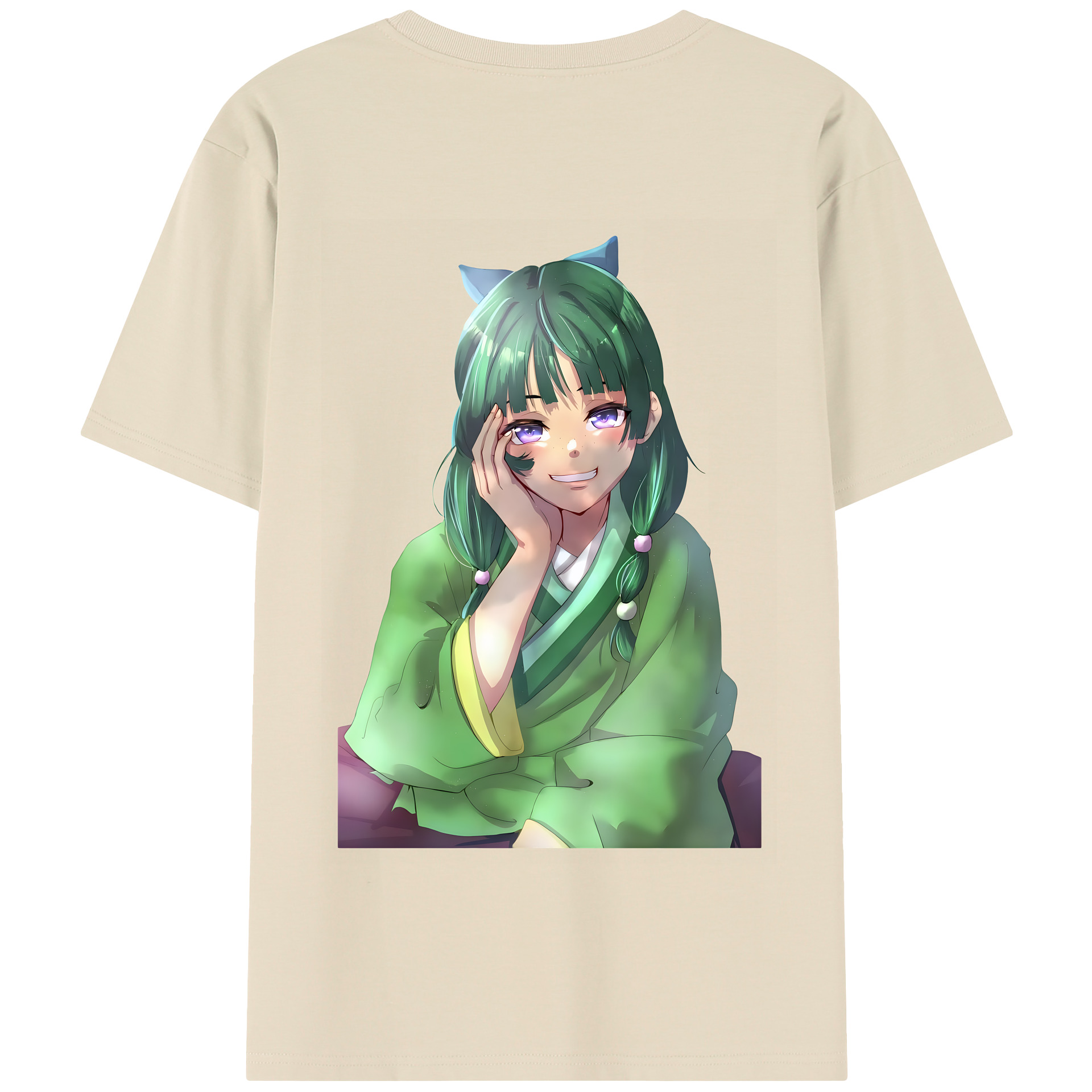 （画像用） 薬屋のひとりごと The Apothecary Diaries 綿100％半袖Tシャツ（背面プリント）