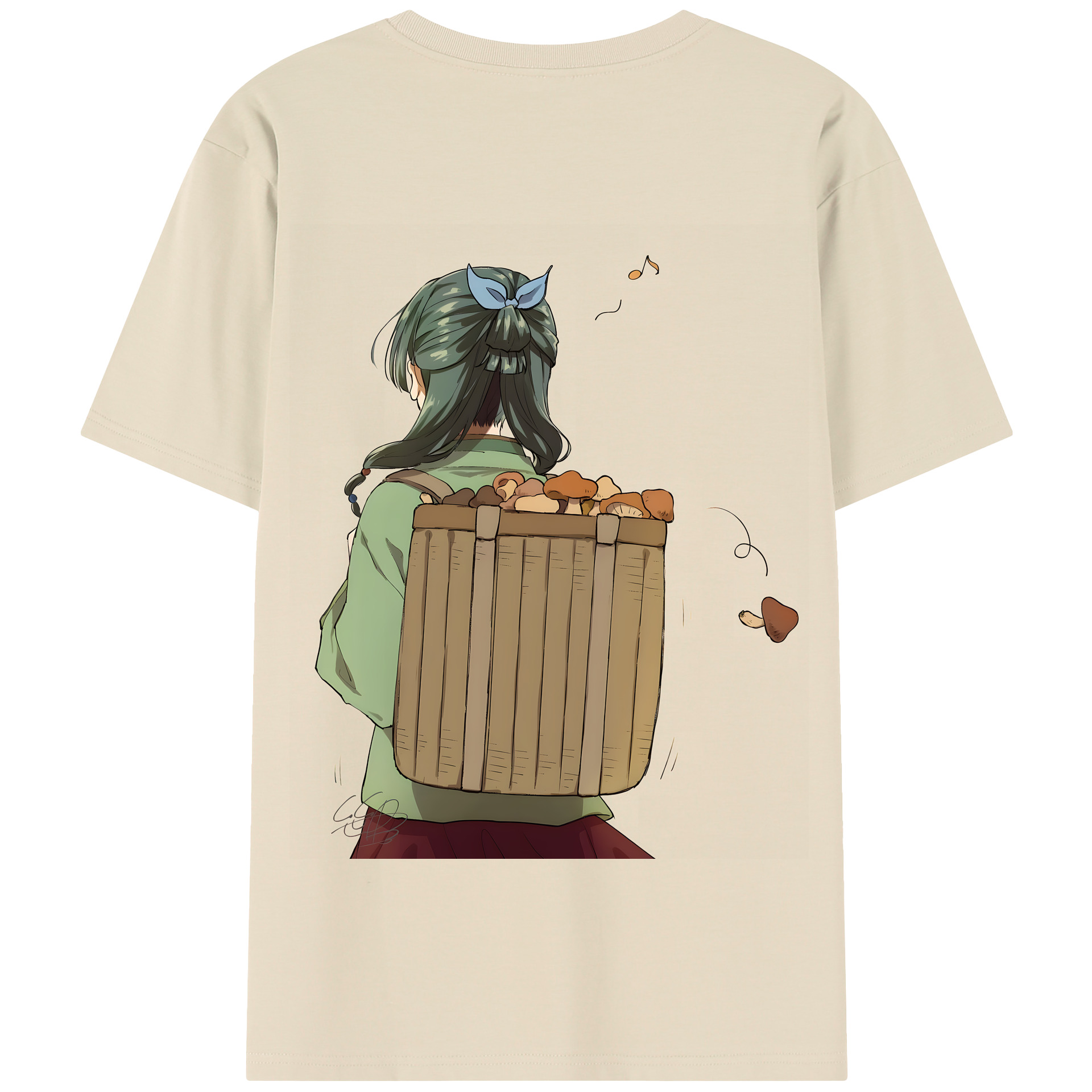 （画像用） 薬屋のひとりごと The Apothecary Diaries 綿100％半袖Tシャツ（背面プリント）