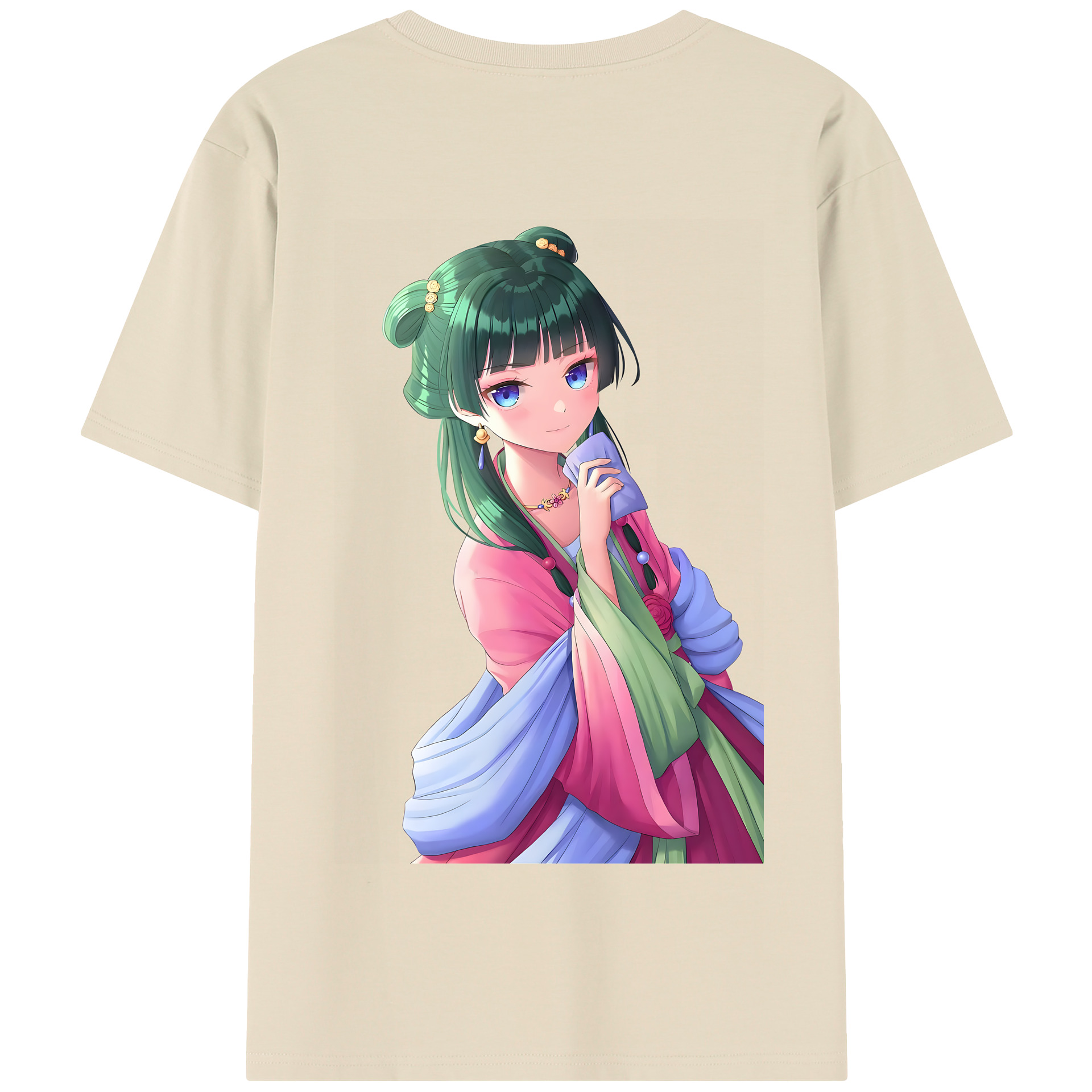 （画像用） 薬屋のひとりごと The Apothecary Diaries 綿100％半袖Tシャツ（背面プリント）
