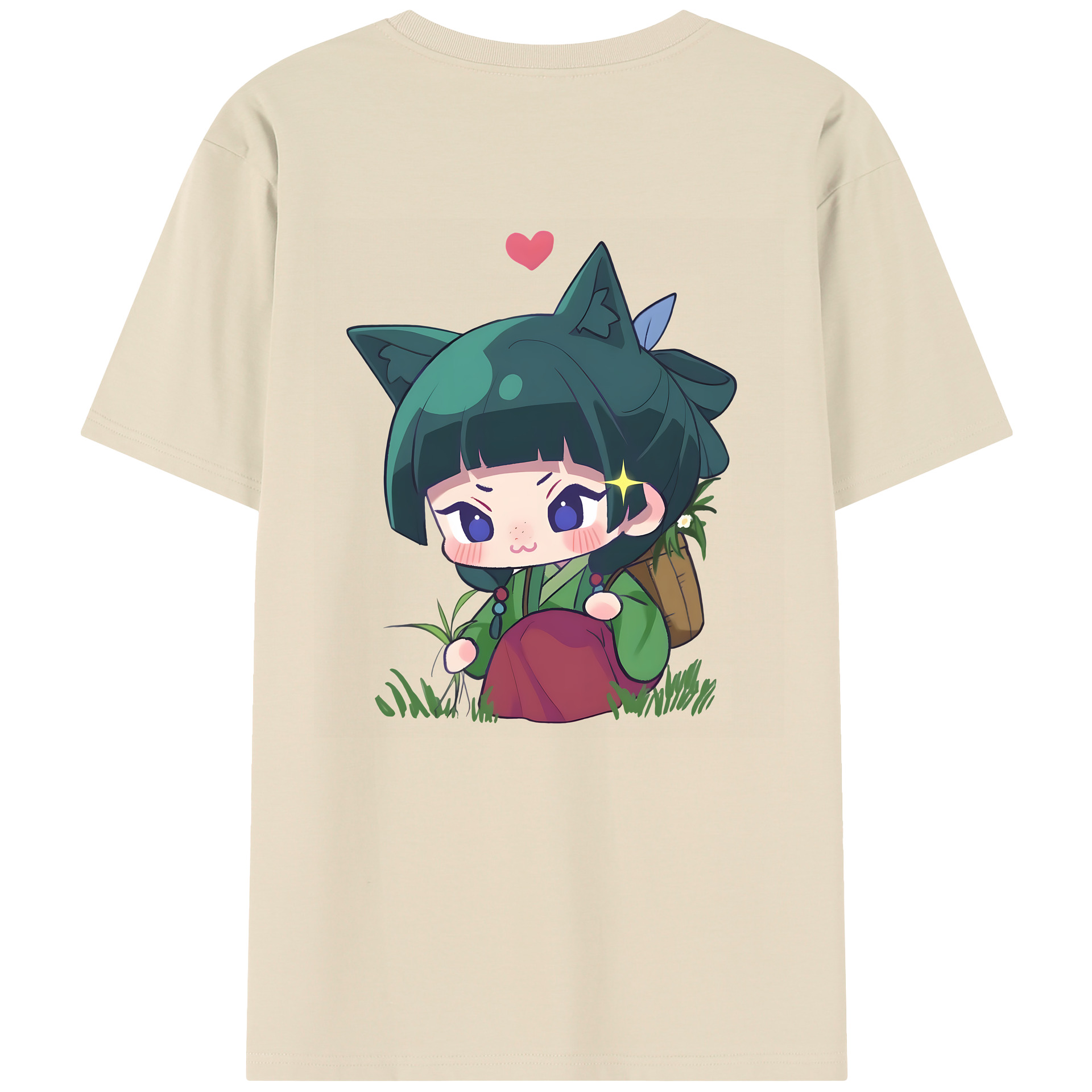 （画像用） 薬屋のひとりごと The Apothecary Diaries 綿100％半袖Tシャツ（背面プリント）