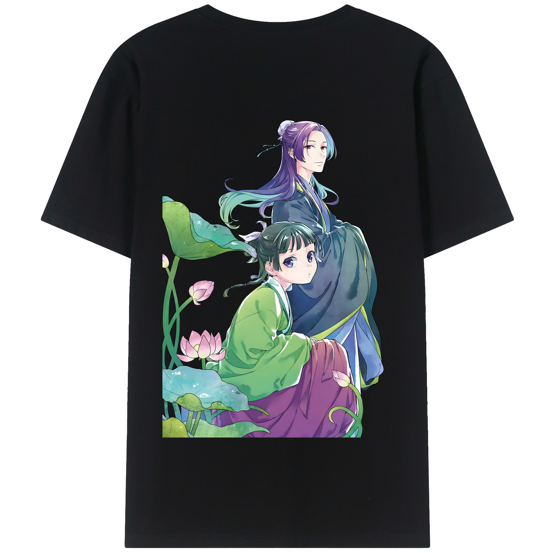 （画像用） 薬屋のひとりごと The Apothecary Diaries 綿100％半袖Tシャツ（背面プリント）