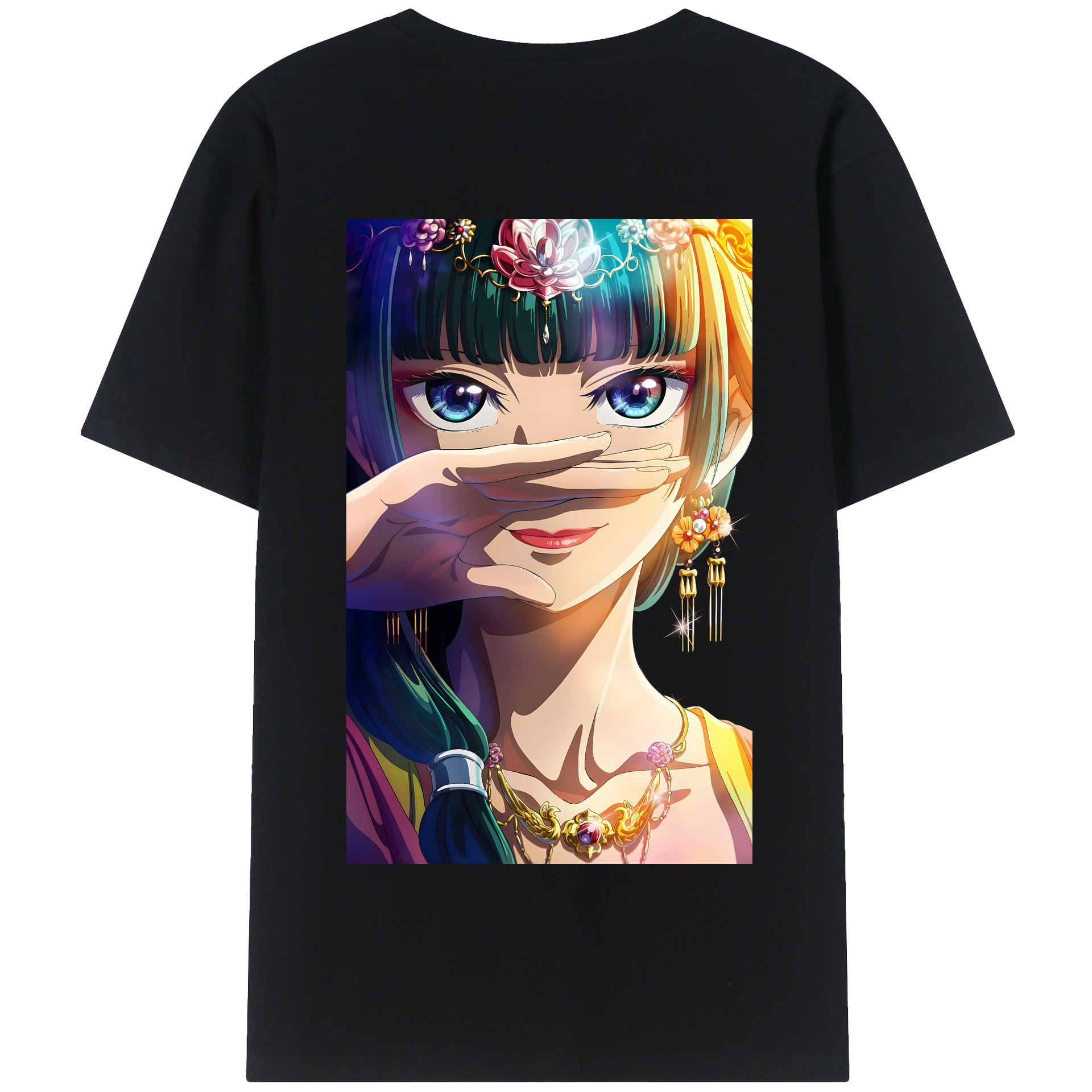 （画像用） 薬屋のひとりごと The Apothecary Diaries 綿100％半袖Tシャツ（背面プリント）