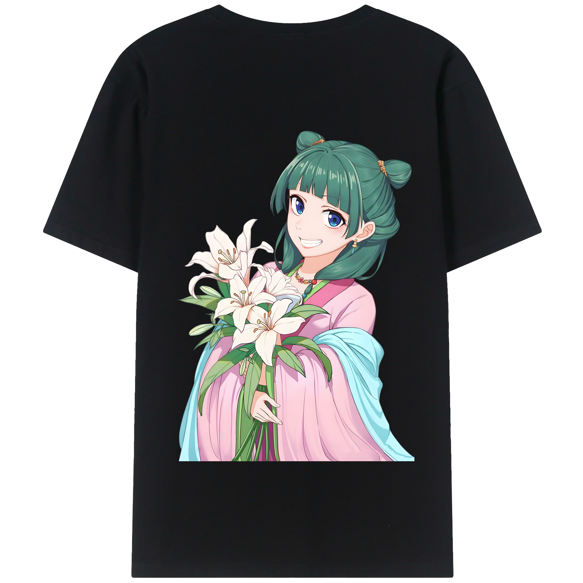 （画像用） 薬屋のひとりごと The Apothecary Diaries 綿100％半袖Tシャツ（背面プリント）