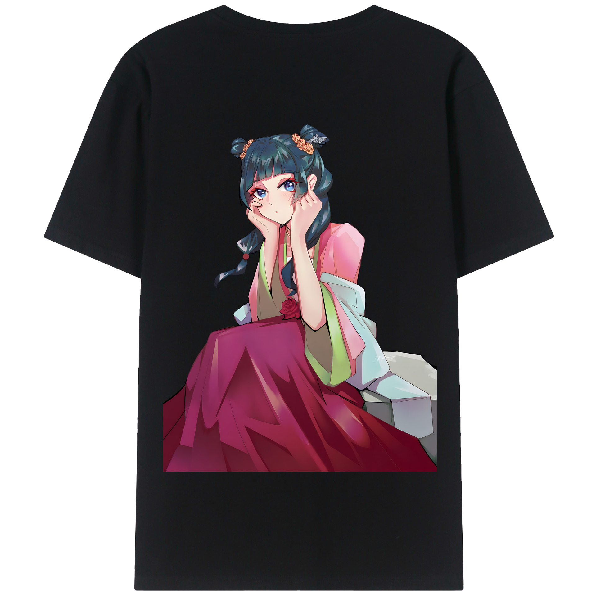 （画像用） 薬屋のひとりごと The Apothecary Diaries 綿100％半袖Tシャツ（背面プリント）