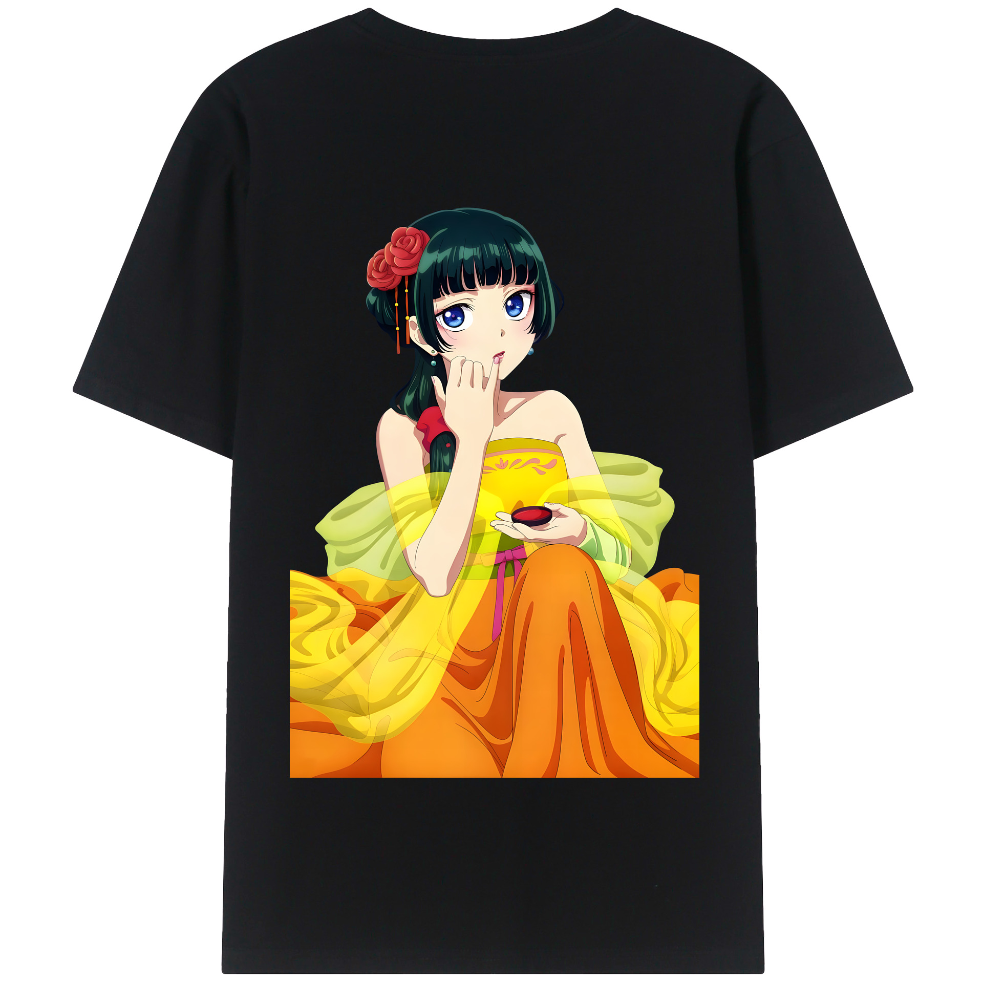 （画像用） 薬屋のひとりごと The Apothecary Diaries 綿100％半袖Tシャツ（背面プリント）