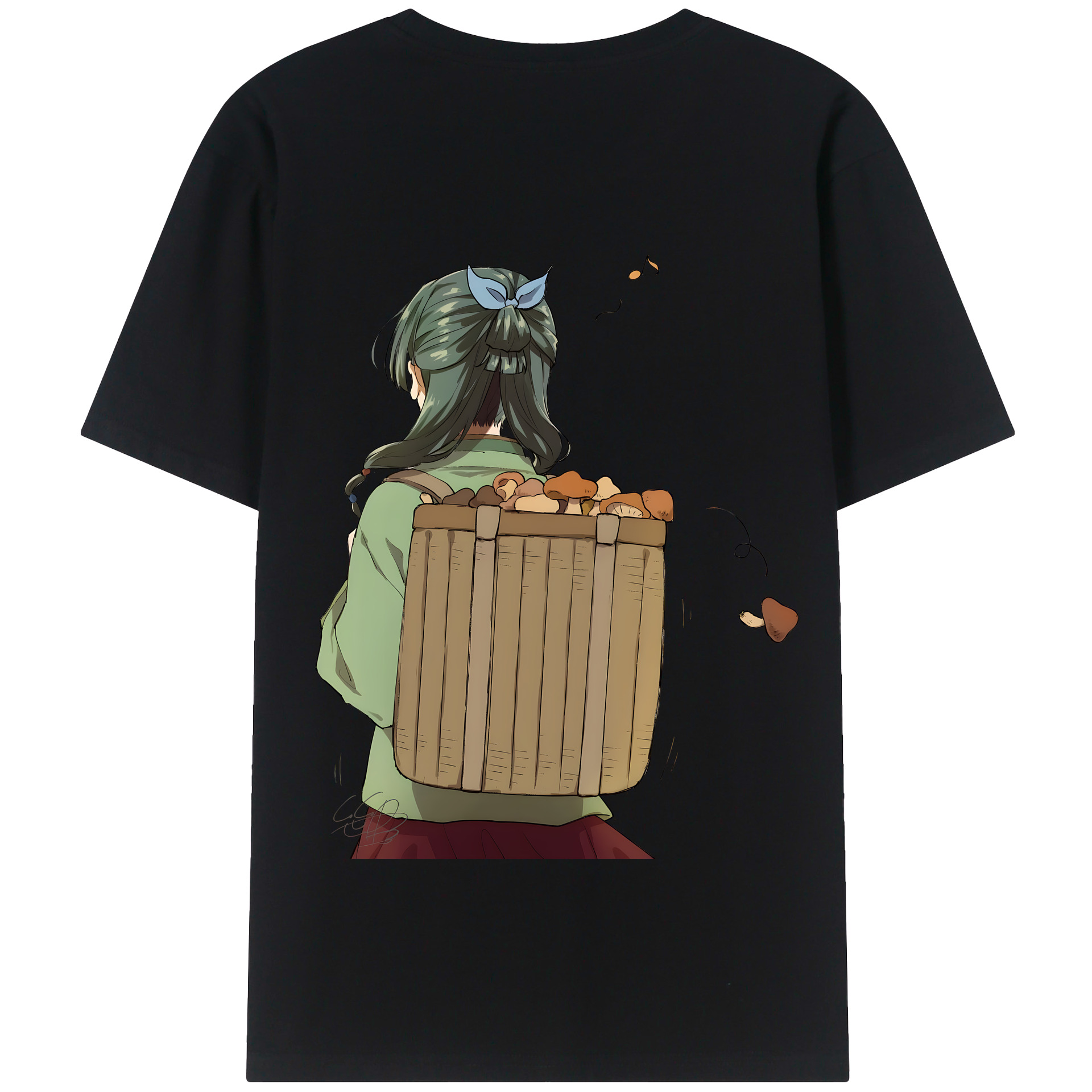 （画像用） 薬屋のひとりごと The Apothecary Diaries 綿100％半袖Tシャツ（背面プリント）