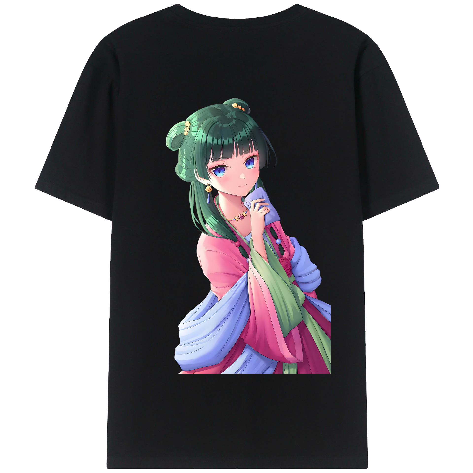 （画像用） 薬屋のひとりごと The Apothecary Diaries 綿100％半袖Tシャツ（背面プリント）