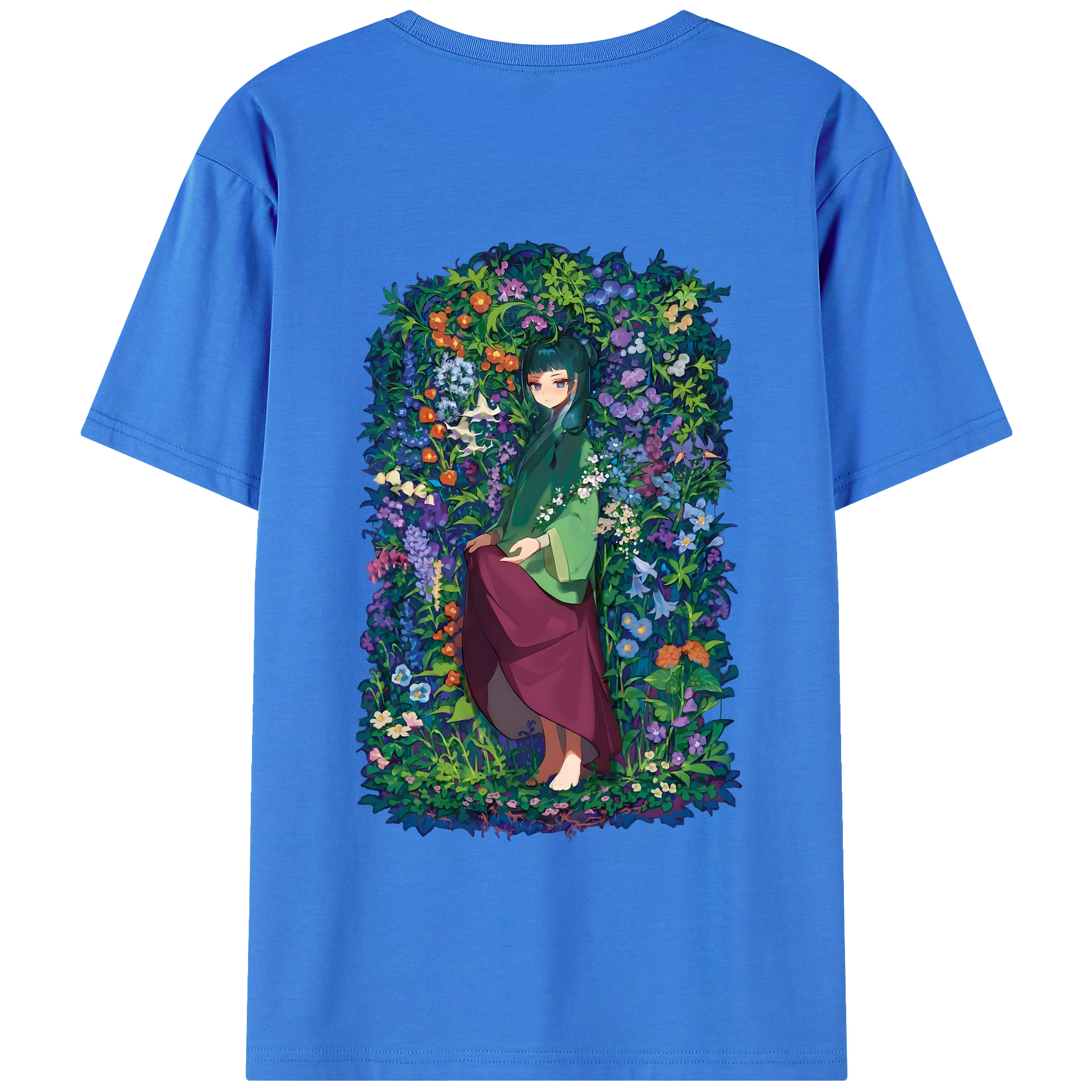 （画像用） 薬屋のひとりごと The Apothecary Diaries 綿100％半袖Tシャツ（背面プリント）