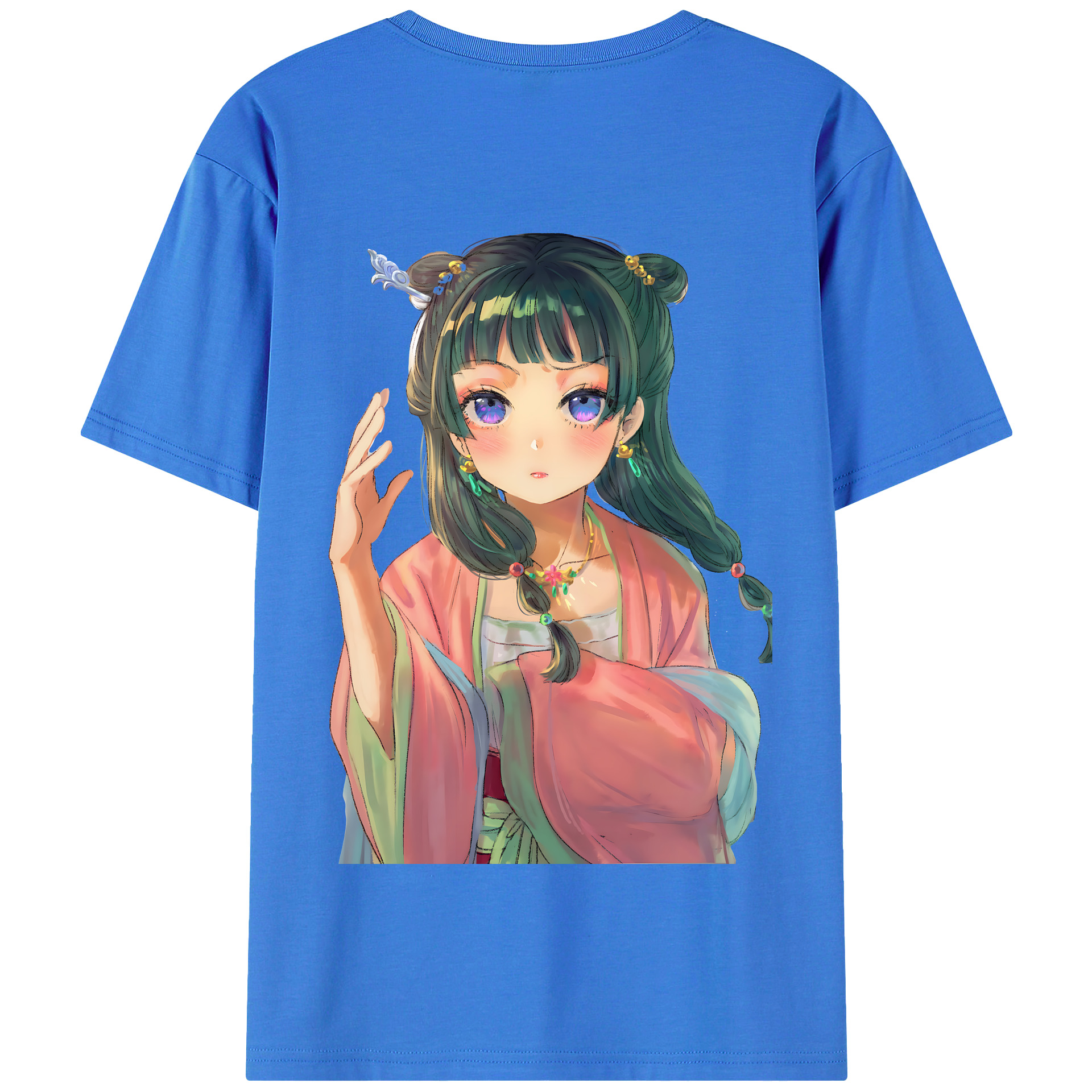 （画像用） 薬屋のひとりごと The Apothecary Diaries 綿100％半袖Tシャツ（背面プリント）