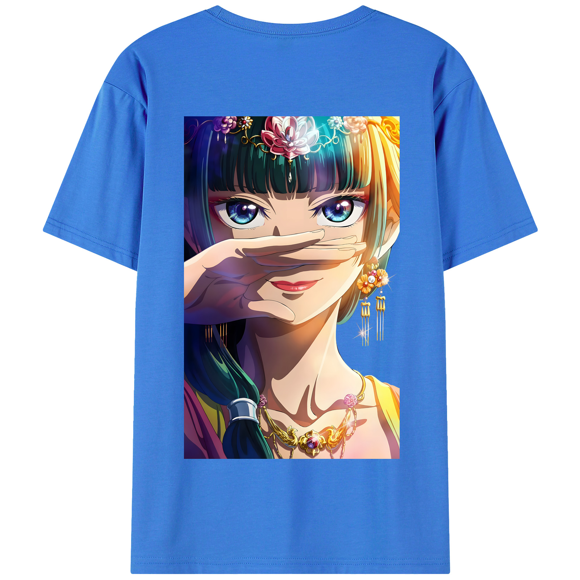 （画像用） 薬屋のひとりごと The Apothecary Diaries 綿100％半袖Tシャツ（背面プリント）