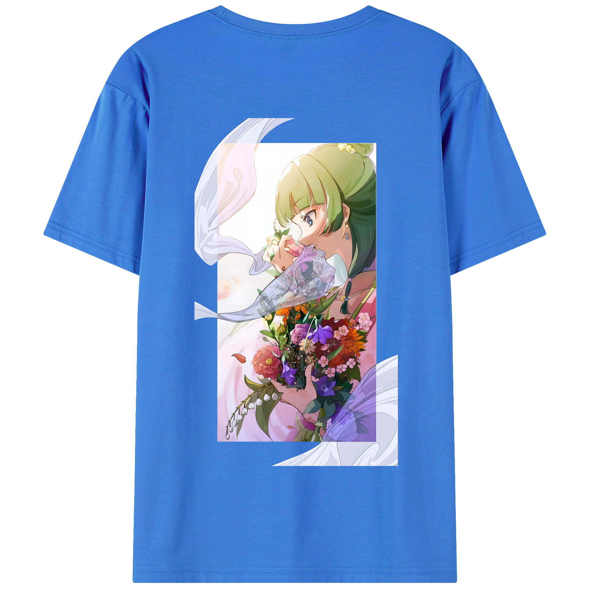 （画像用） 薬屋のひとりごと The Apothecary Diaries 綿100％半袖Tシャツ（背面プリント）