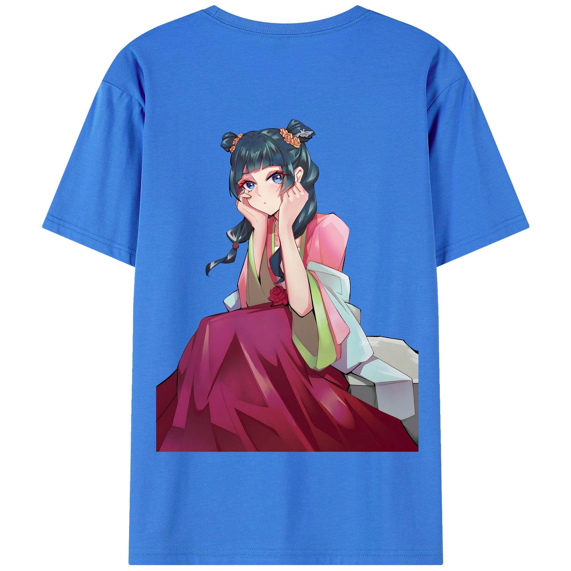 （画像用） 薬屋のひとりごと The Apothecary Diaries 綿100％半袖Tシャツ（背面プリント）