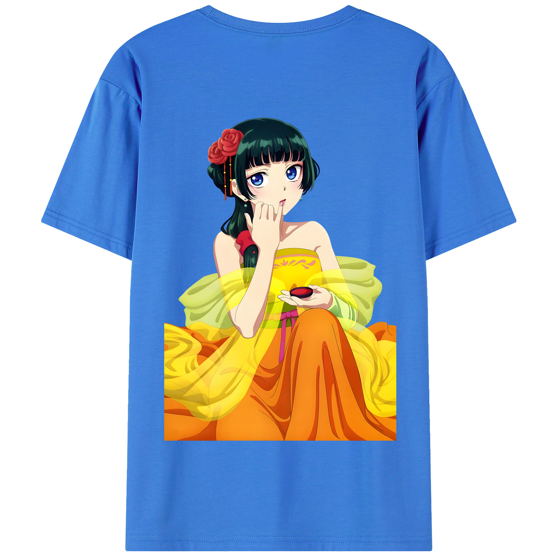 （画像用） 薬屋のひとりごと The Apothecary Diaries 綿100％半袖Tシャツ（背面プリント）
