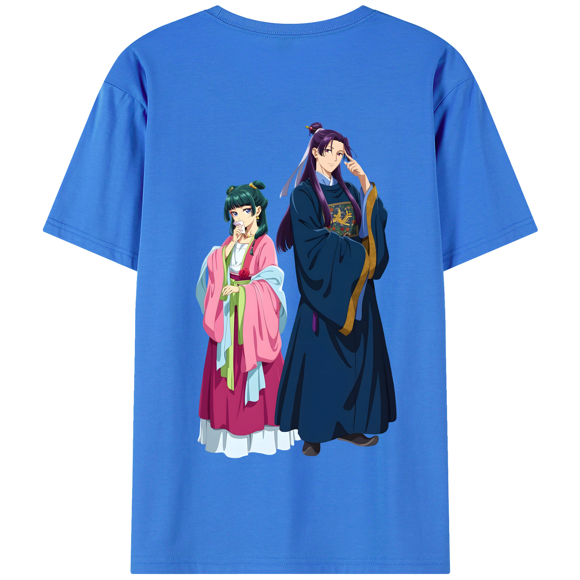 （画像用） 薬屋のひとりごと The Apothecary Diaries 綿100％半袖Tシャツ（背面プリント）