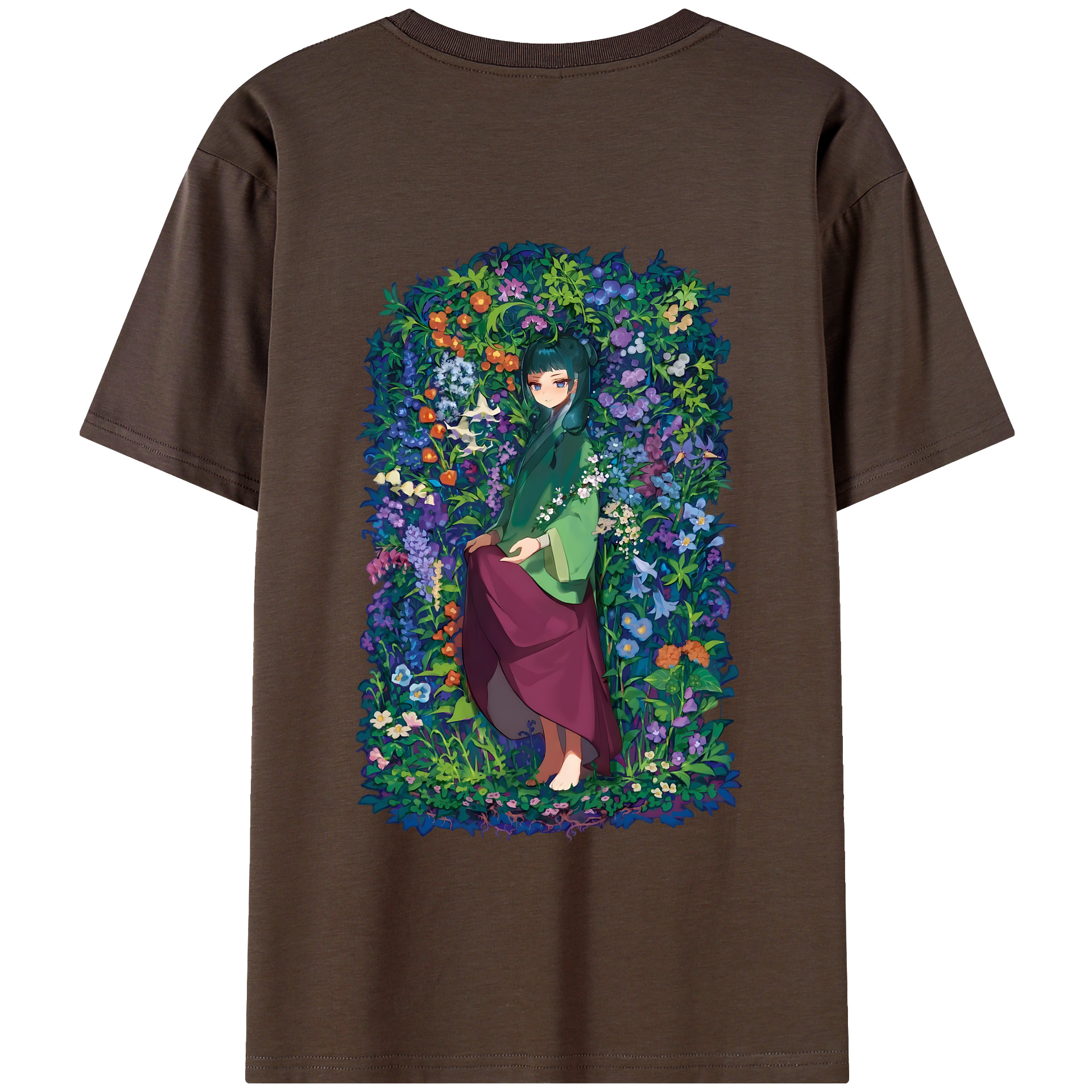 （画像用） 薬屋のひとりごと The Apothecary Diaries 綿100％半袖Tシャツ（背面プリント）