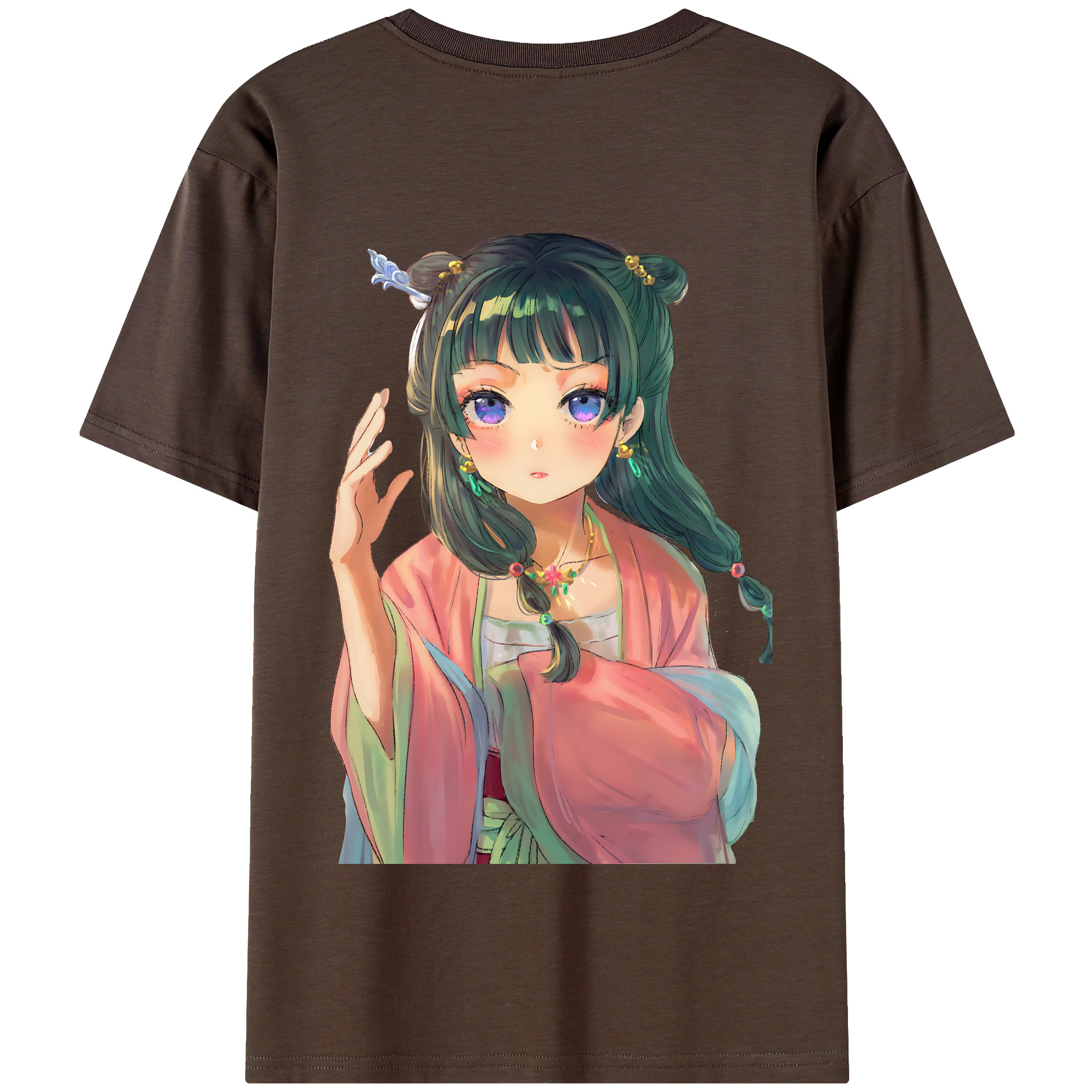 （画像用） 薬屋のひとりごと The Apothecary Diaries 綿100％半袖Tシャツ（背面プリント）