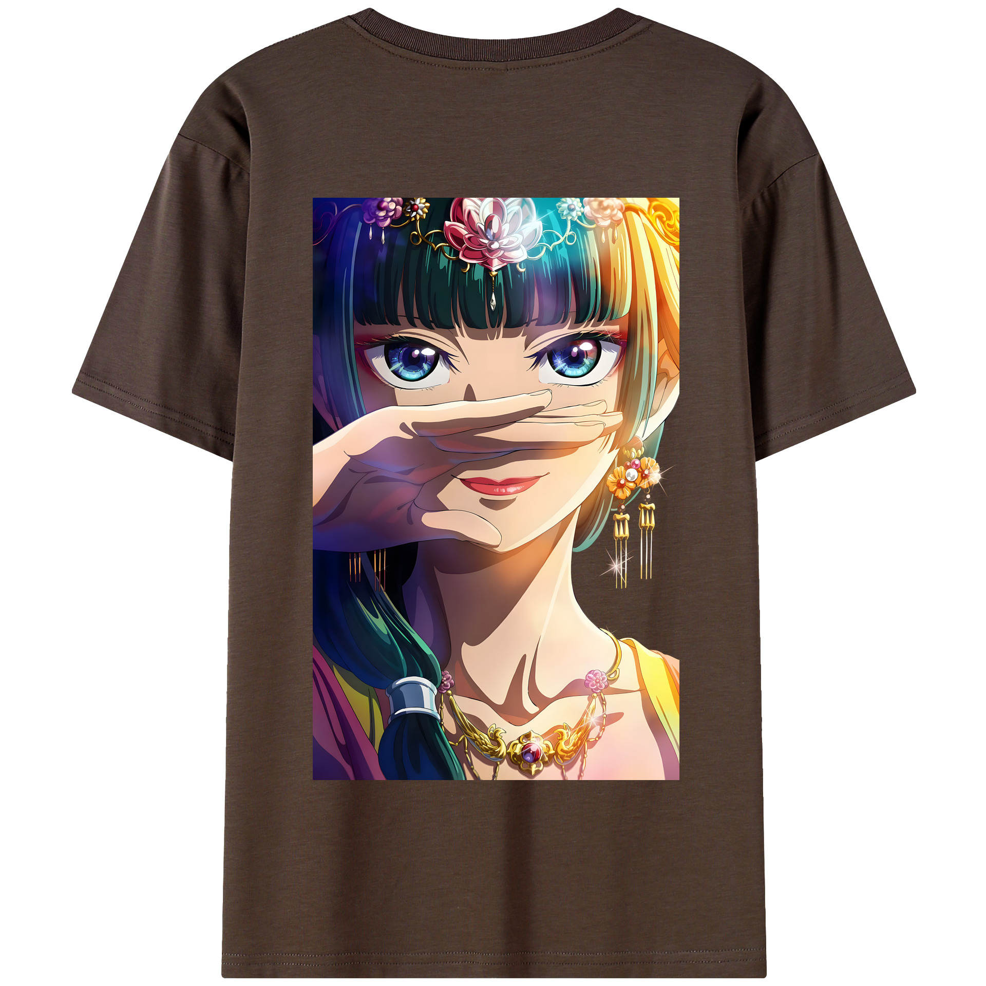 （画像用） 薬屋のひとりごと The Apothecary Diaries 綿100％半袖Tシャツ（背面プリント）