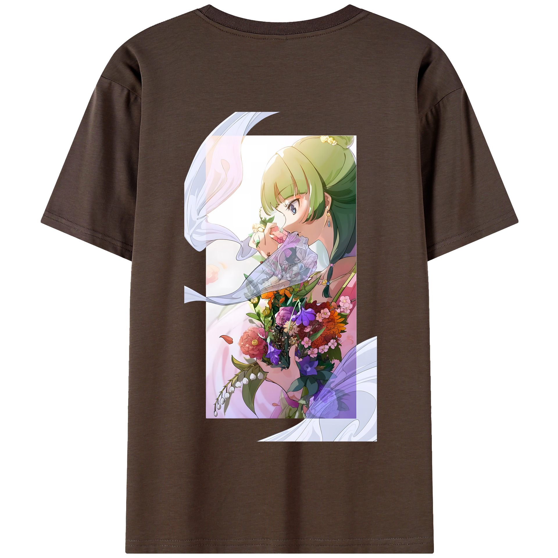 （画像用） 薬屋のひとりごと The Apothecary Diaries 綿100％半袖Tシャツ（背面プリント）