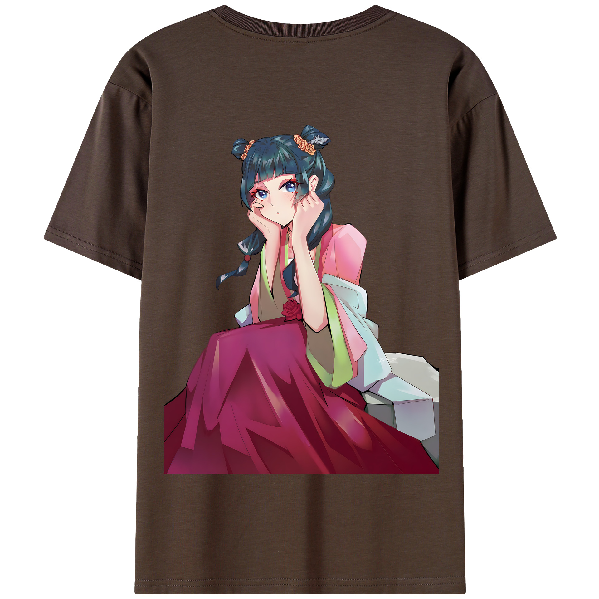 （画像用） 薬屋のひとりごと The Apothecary Diaries 綿100％半袖Tシャツ（背面プリント）