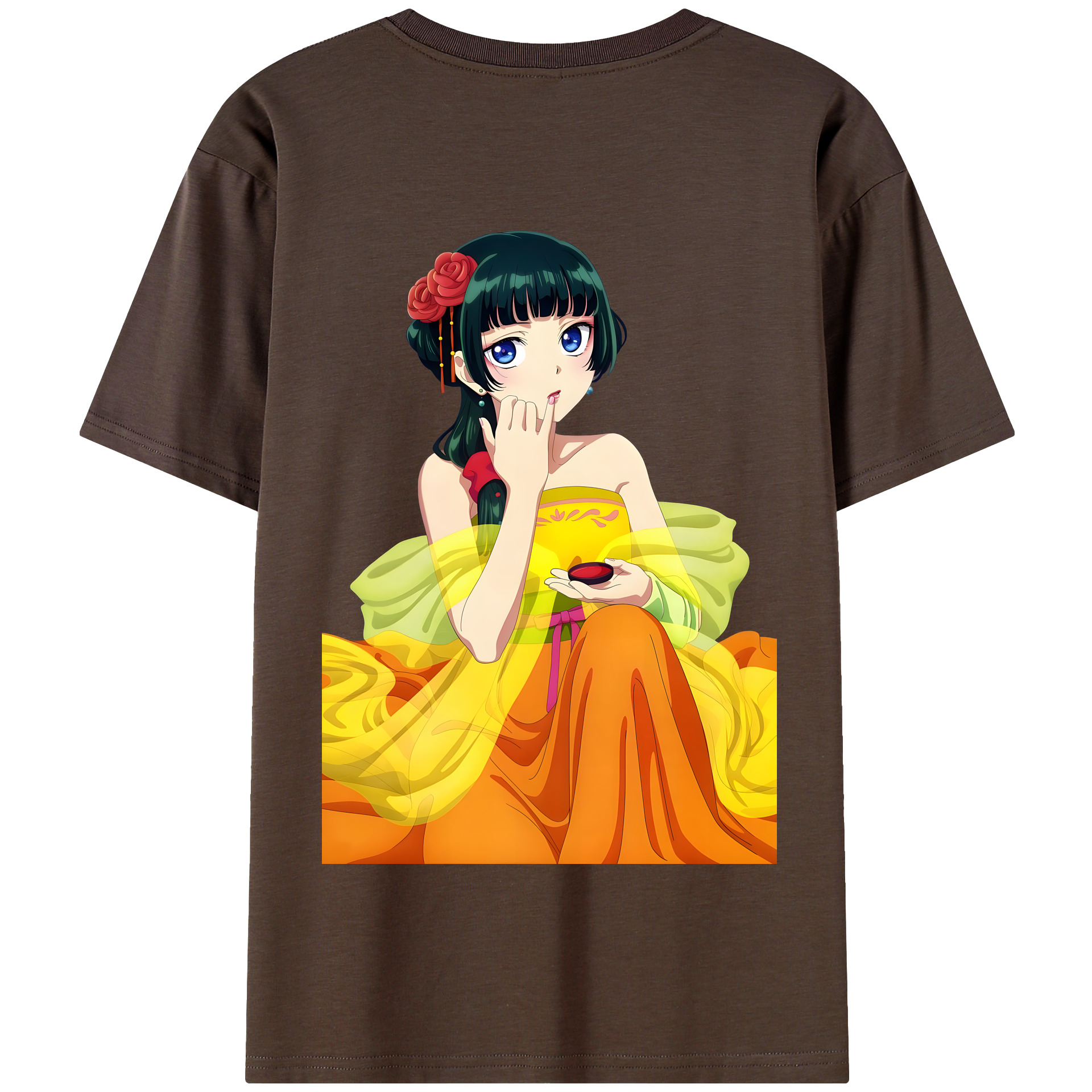 （画像用） 薬屋のひとりごと The Apothecary Diaries 綿100％半袖Tシャツ（背面プリント）