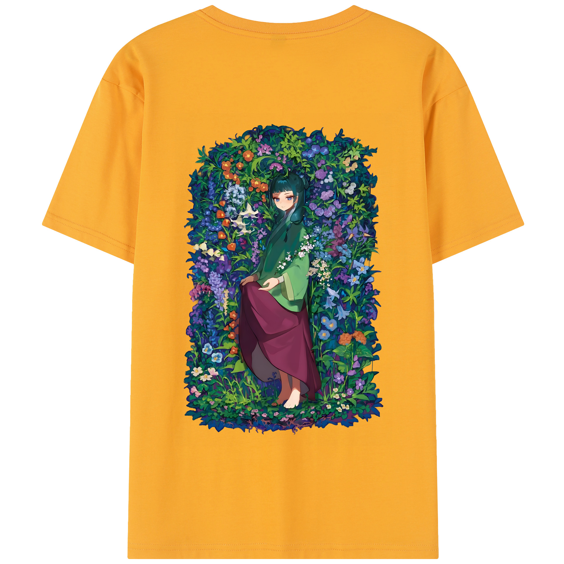 （画像用） 薬屋のひとりごと The Apothecary Diaries 綿100％半袖Tシャツ（背面プリント）