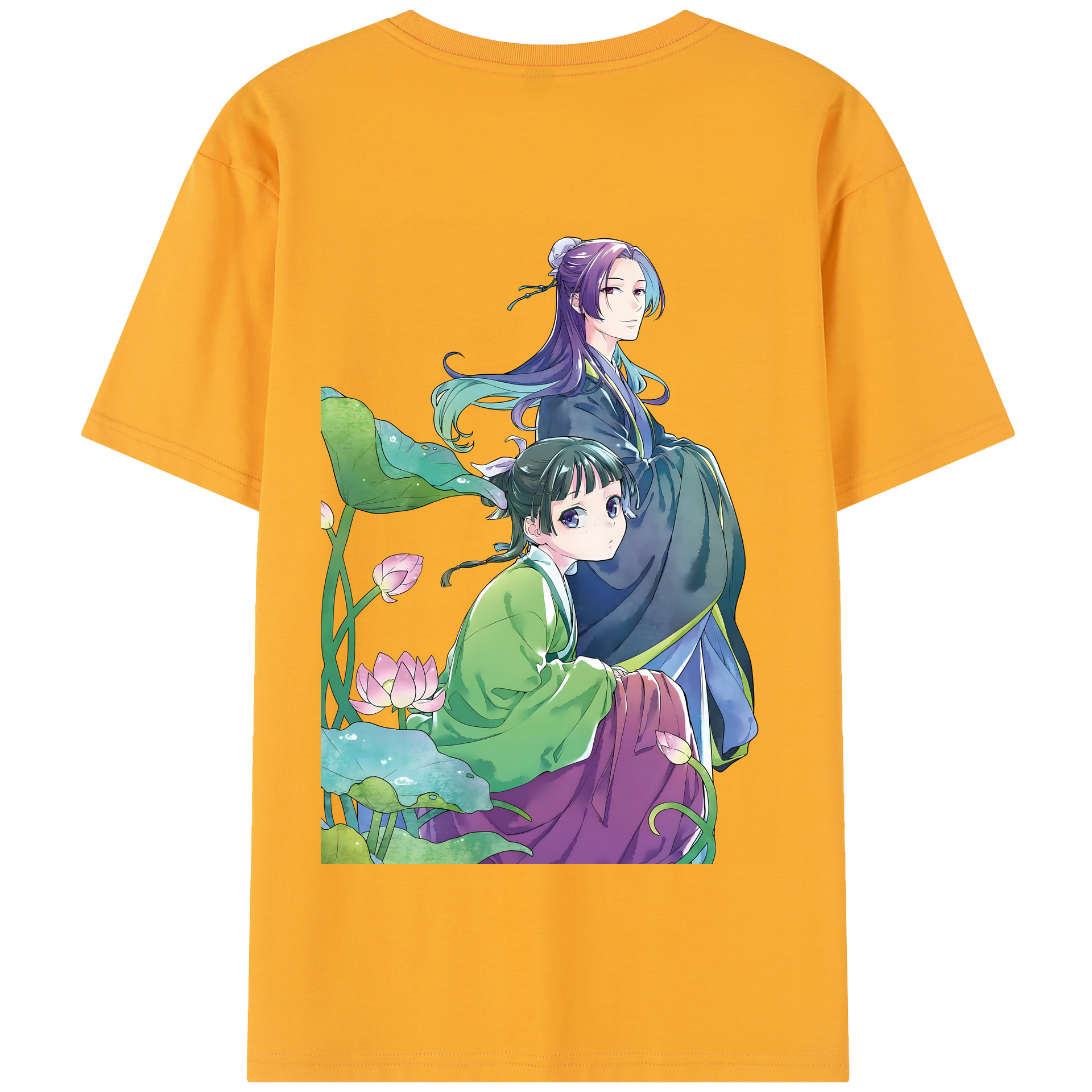 （画像用） 薬屋のひとりごと The Apothecary Diaries 綿100％半袖Tシャツ（背面プリント）